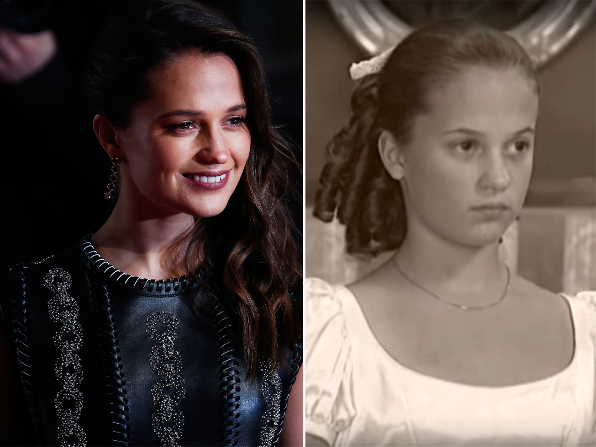 Alicia Vikander was on a TV movie in Sweden called "Min balsamerade mo...