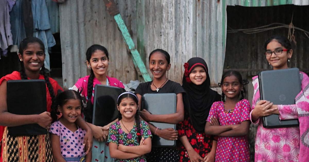 Meet the Dharavi girls who are developing apps for
women safety, education and more