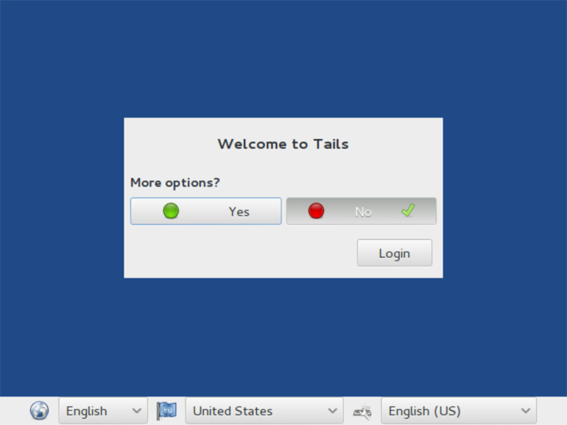 Tails password