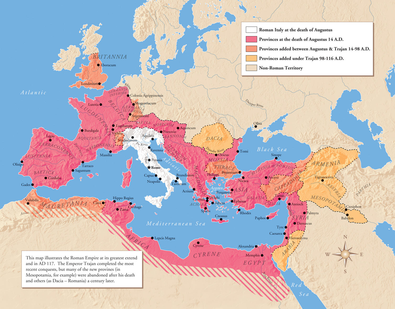 Владение рима. Римская Империя в 117 году н. э.. Римская Империя Траян карта. Траян карта римской империи. Карта завоеваний древнего Рима.