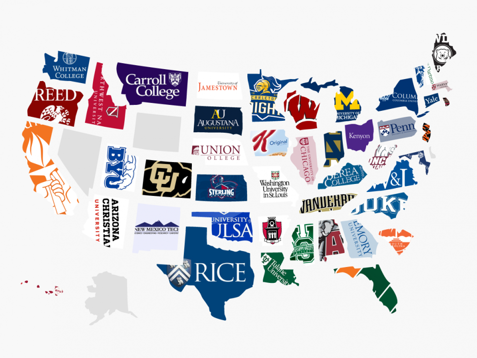This map shows the hardest college to get into in every state | Business  Insider India
