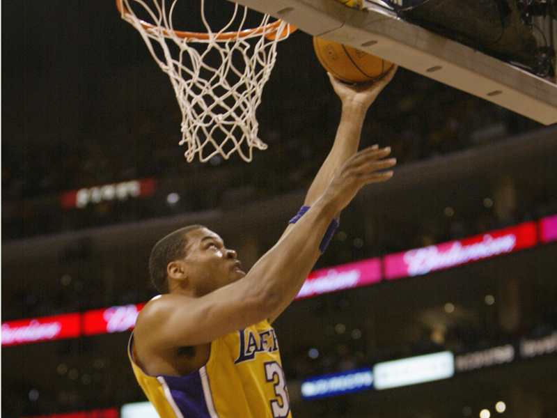 Devean George (L.A. Lakers) - Dunking Basketball Herren NBA 2001 2002,  National Basketball Associati