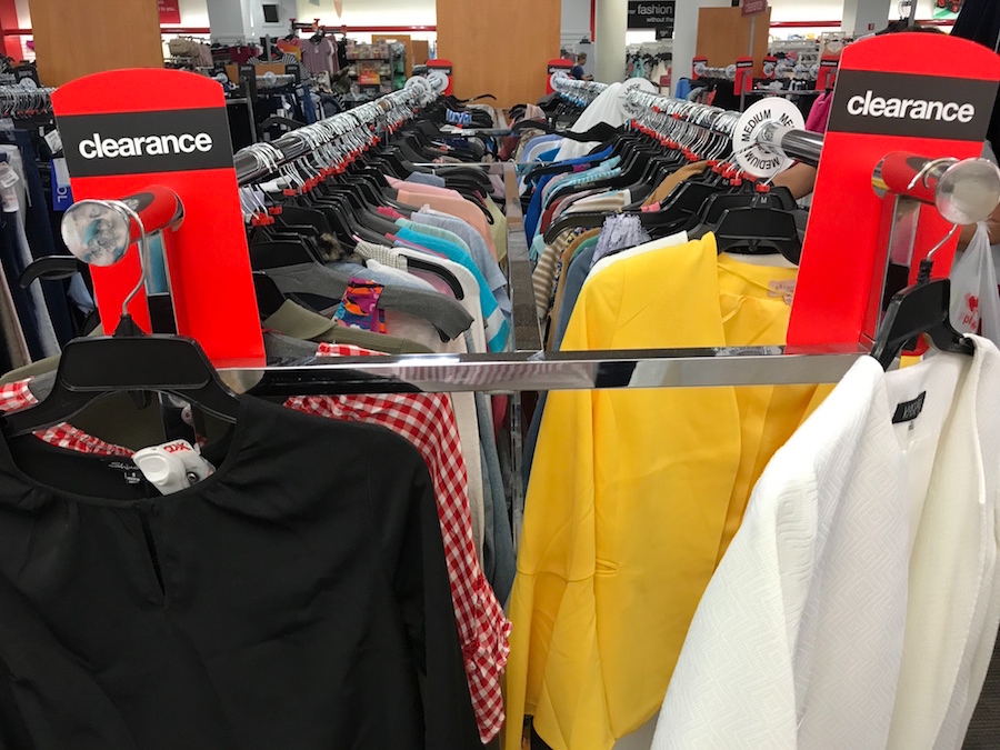 Try TJ Maxx and consignment stores for quality, discount basics.