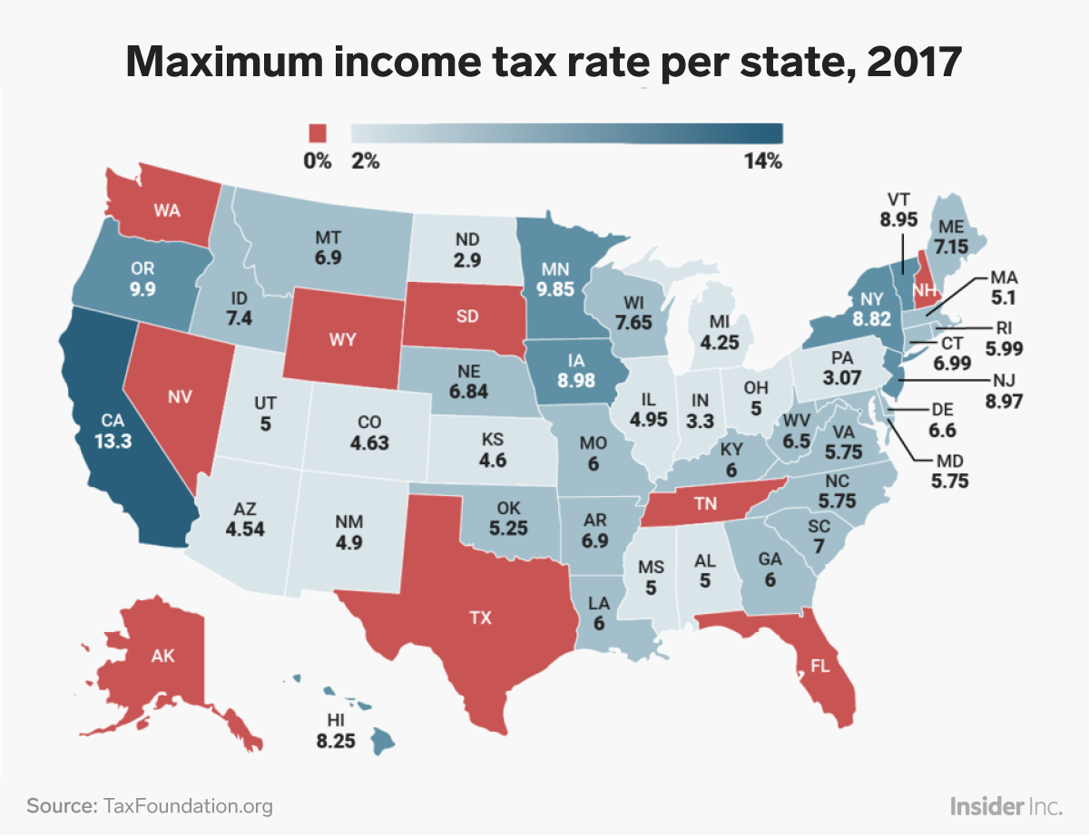 april-17-was-tax-day-in-the-us-this-map-shows-the-income-tax-rate-per