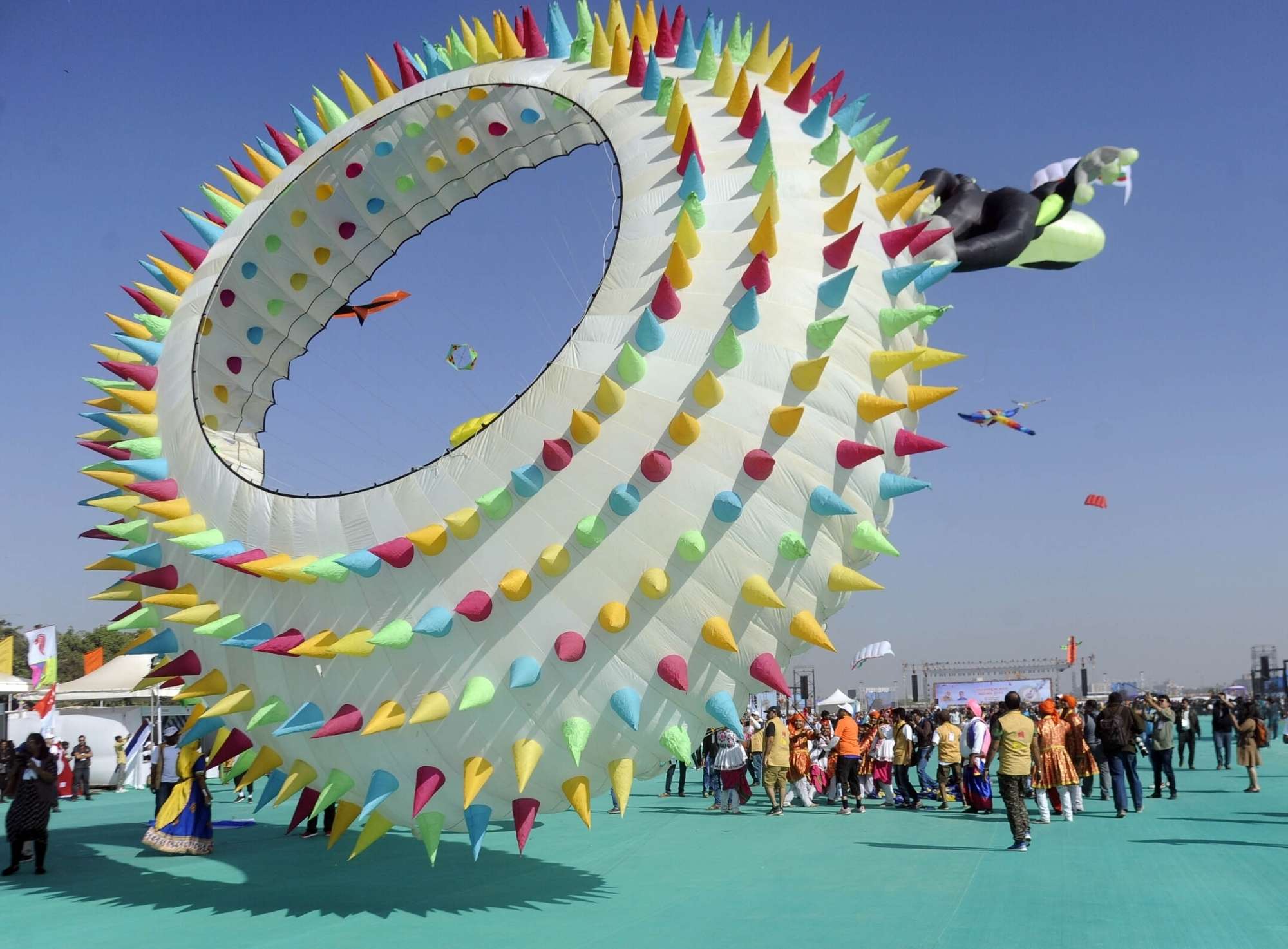 A master kite-flying festival is underway in India — check ...