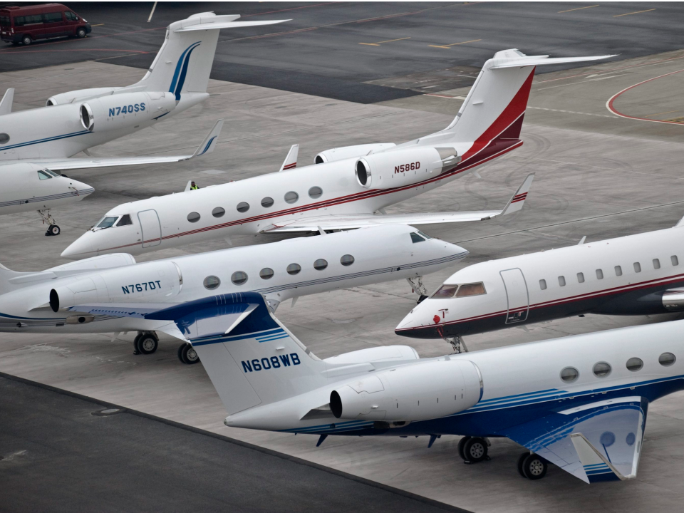 Here are the 60 million private jets that fly business leaders to