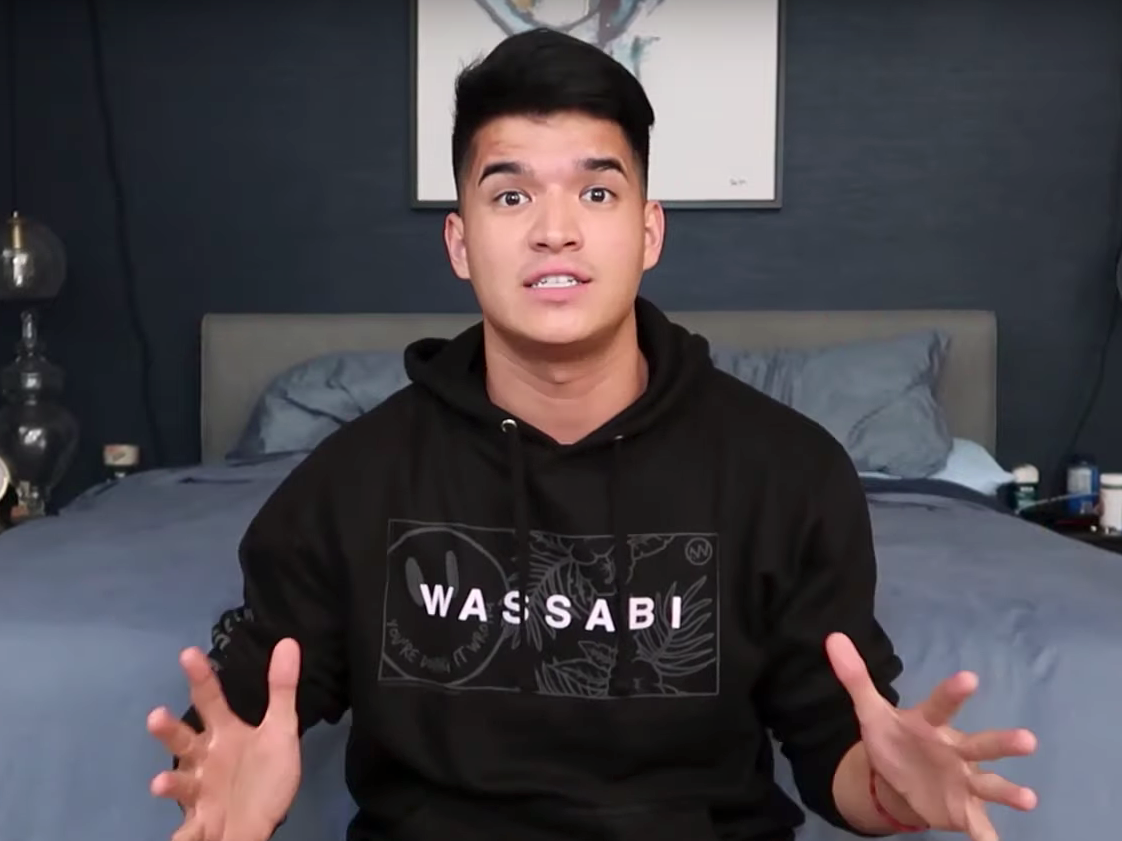 Alex Wassabi - whose real name is Alex Burriss - runs the YouTube channel W...