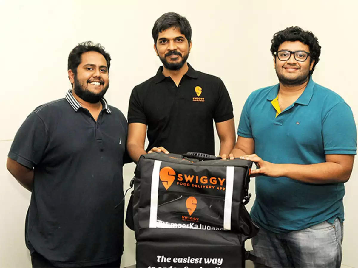 Swiggy founders Sriharsha Majety and Nandan Reddy