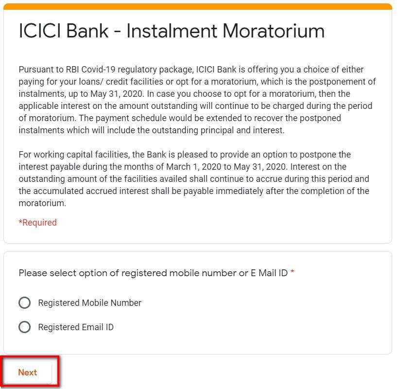 How To Avail Three Month Moratorium For Icici Bank Emi And Credit Cards Business Insider India