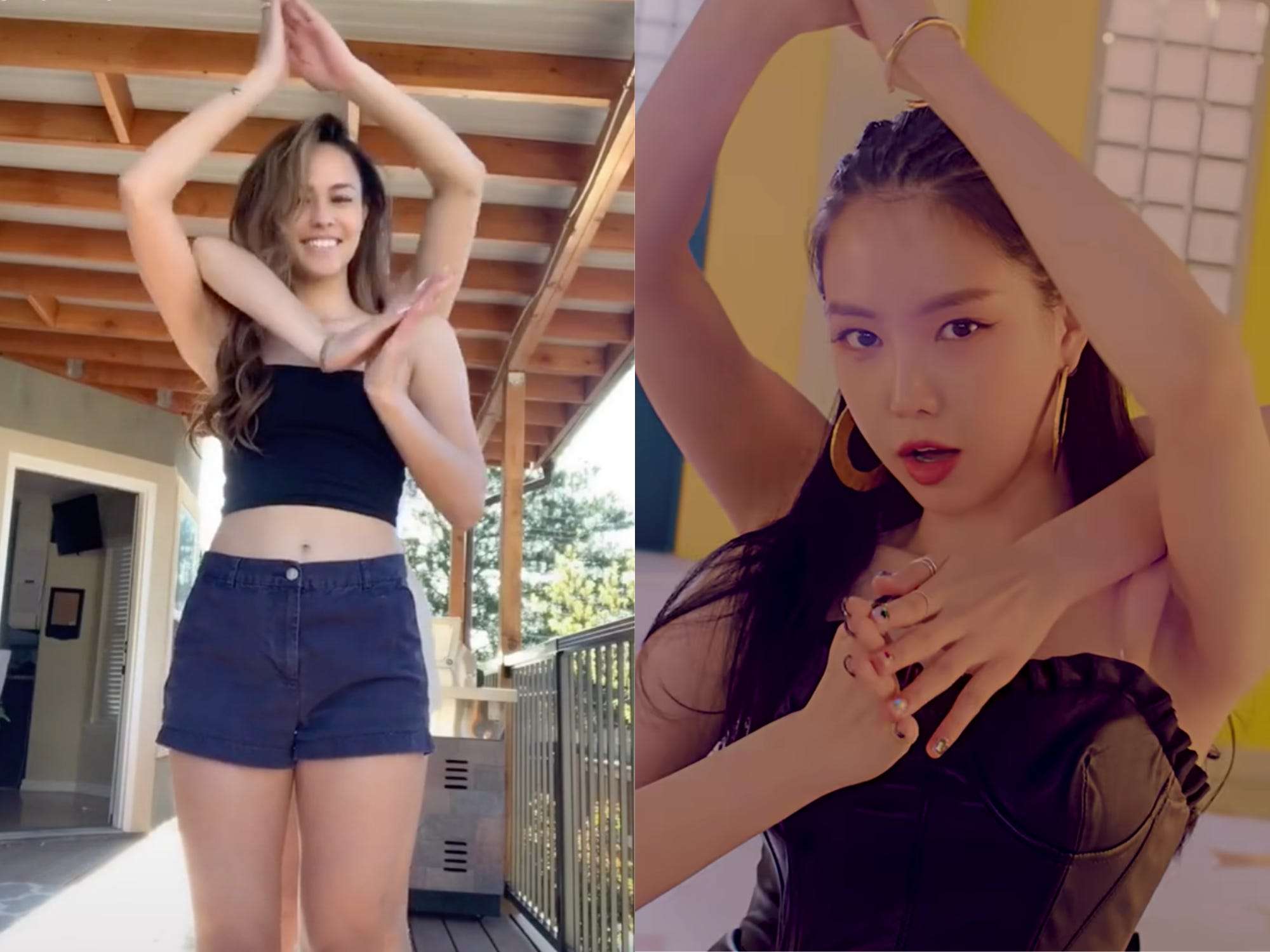 2 Tiktokers Accused Of Lifting Apink K Pop Choreography For A Dance Insider - tiktok dances 2 roblox game