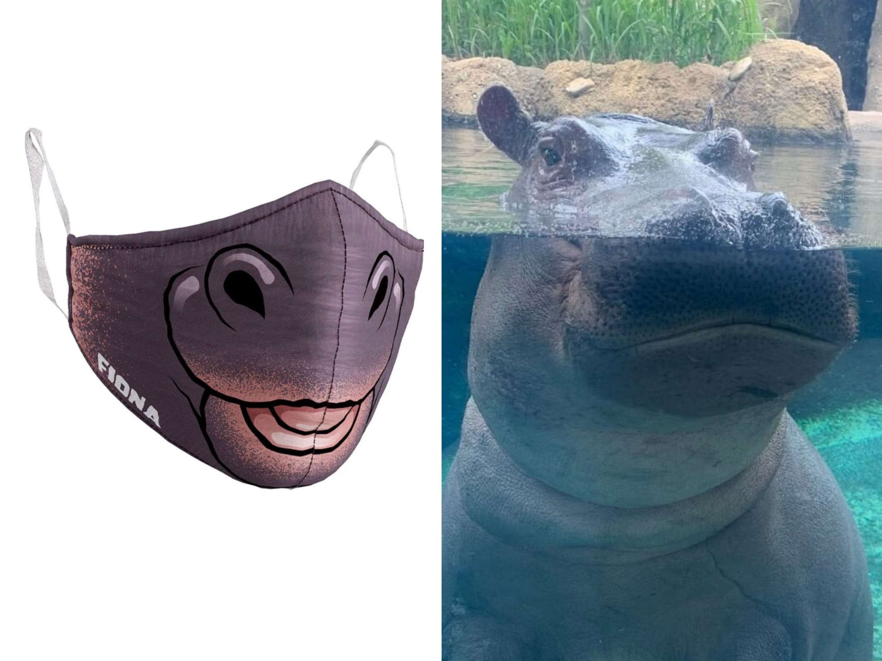 You Can Now Buy A Face Mask That Looks Like Fiona The Hippo S