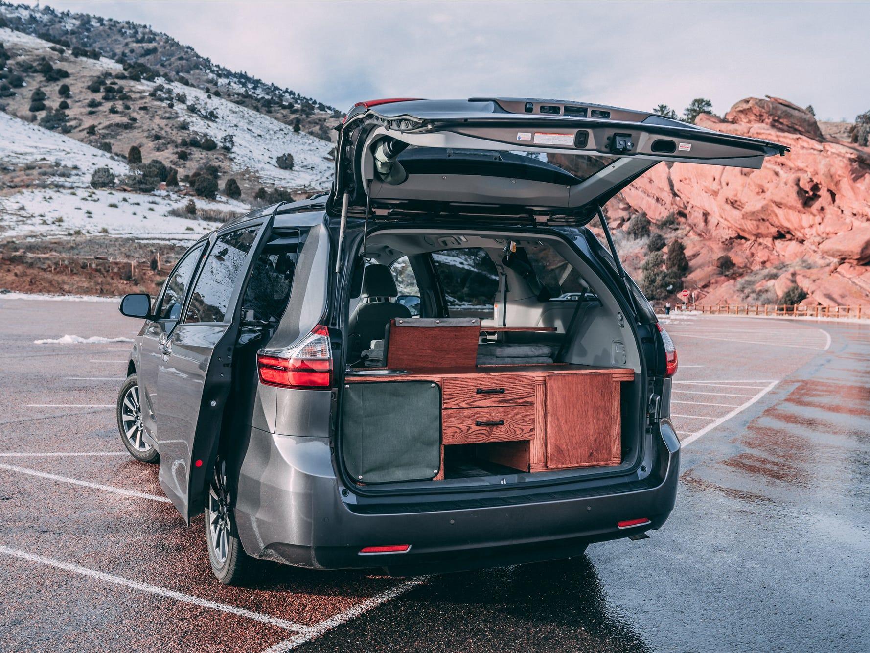Oasis Campervans Turned 18 Toyota Sienna Minivan Into A Camper Van Business Insider