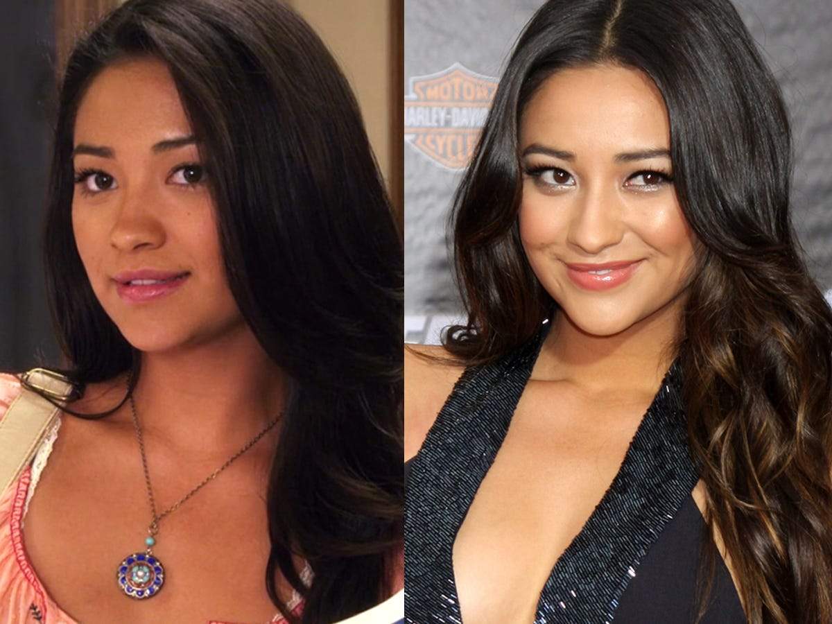 Throughout the show's run, Shay Mitchell was in her 20s.Freeform/Kathy...