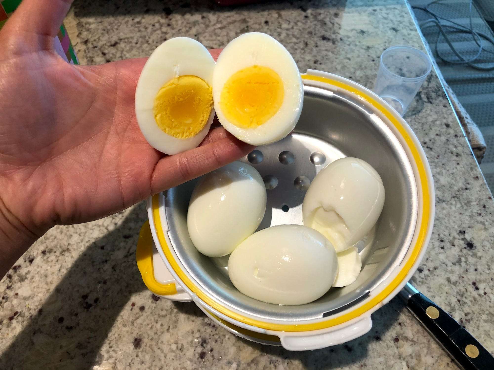 How do you hard boil an egg in the microwave I Tried The Egg Shaped Gadget That Lets You Make Hard Boiled Eggs In The Microwave And It S Perfect If You Don T Want To Bother With The Stove Business Insider India