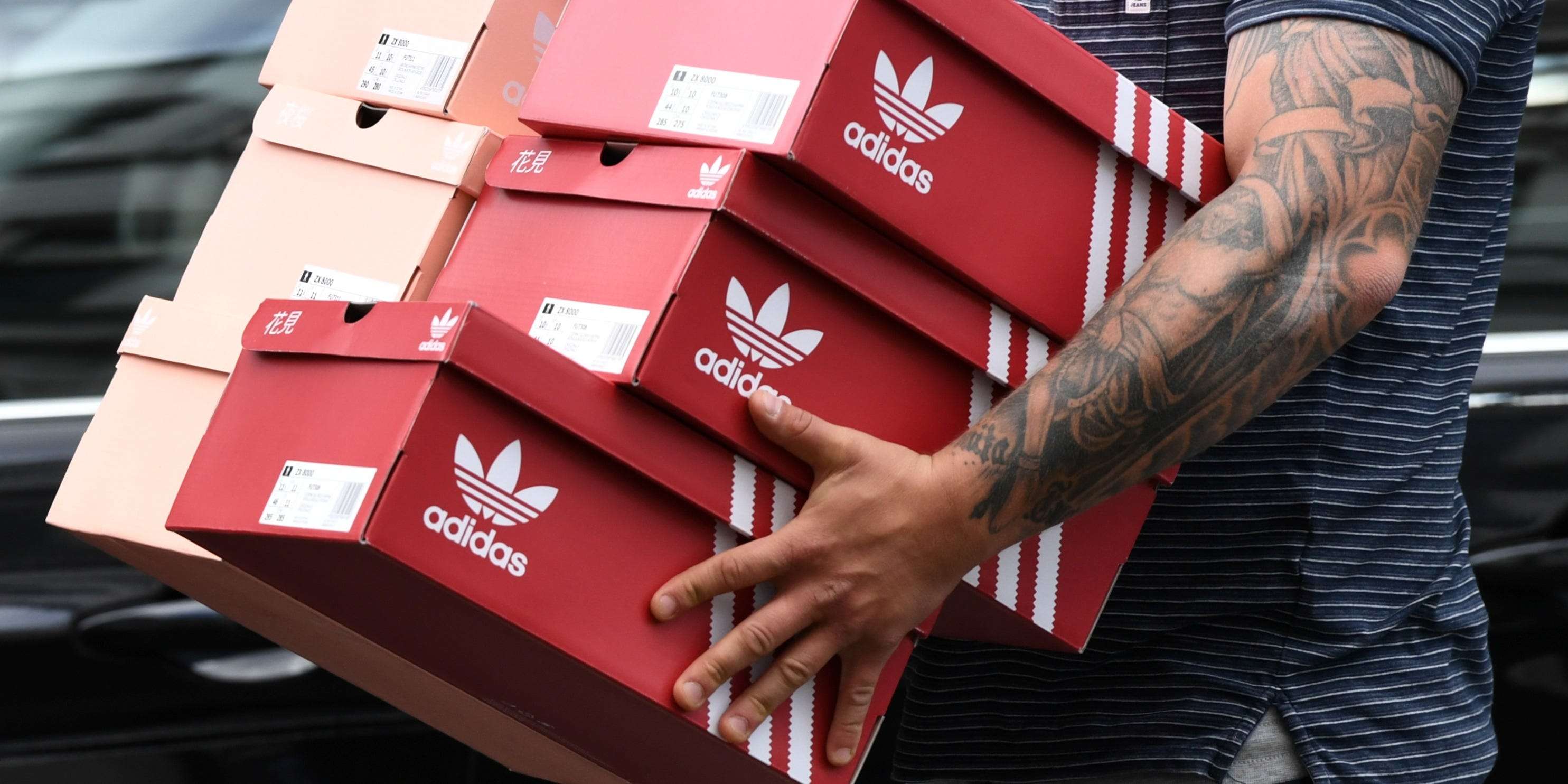 Adidas posted losses of nearly $400 