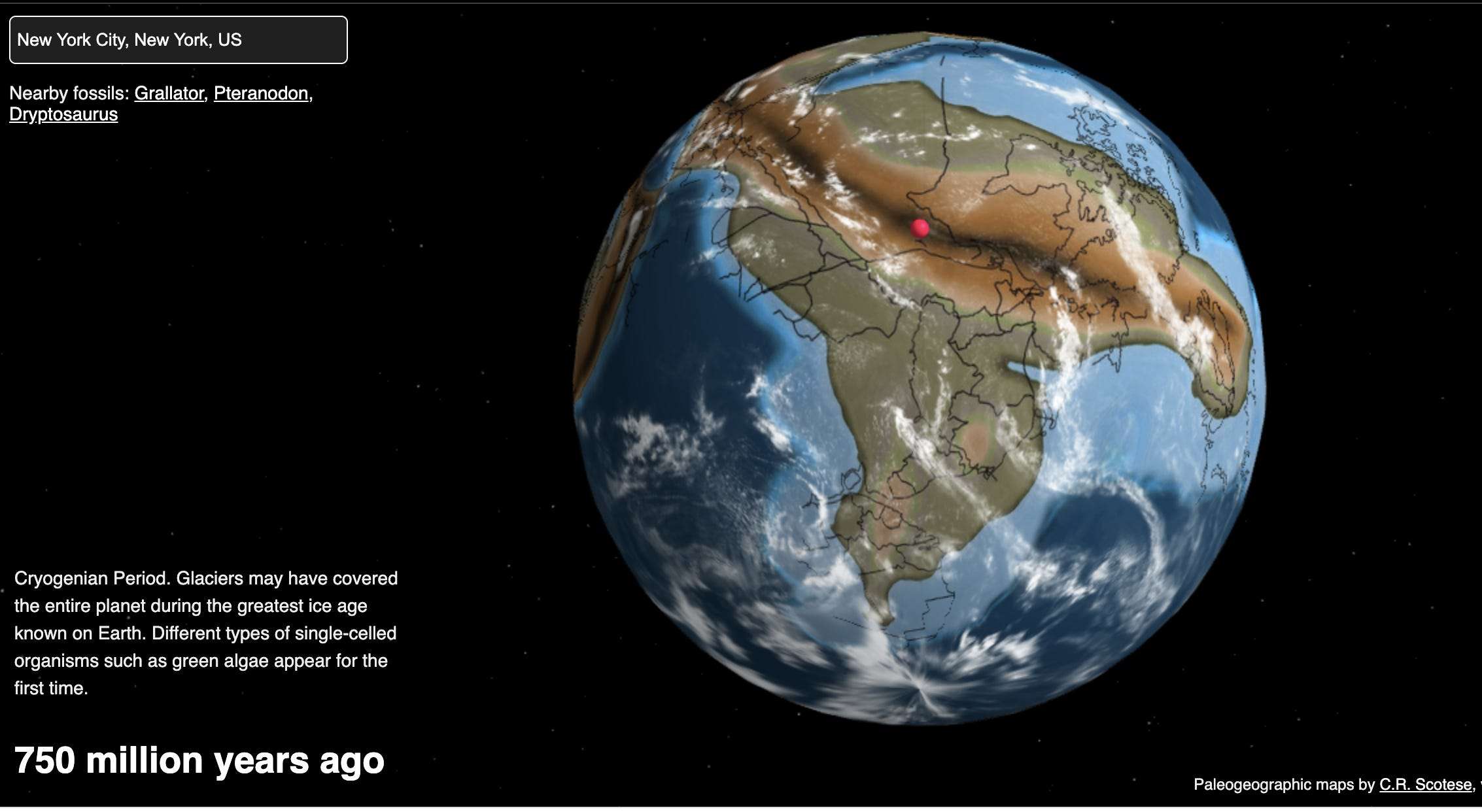 A New Interactive Map Lets You Track Where Your City Or Town Was Located On Earth 750 Million Years Ago Business Insider India