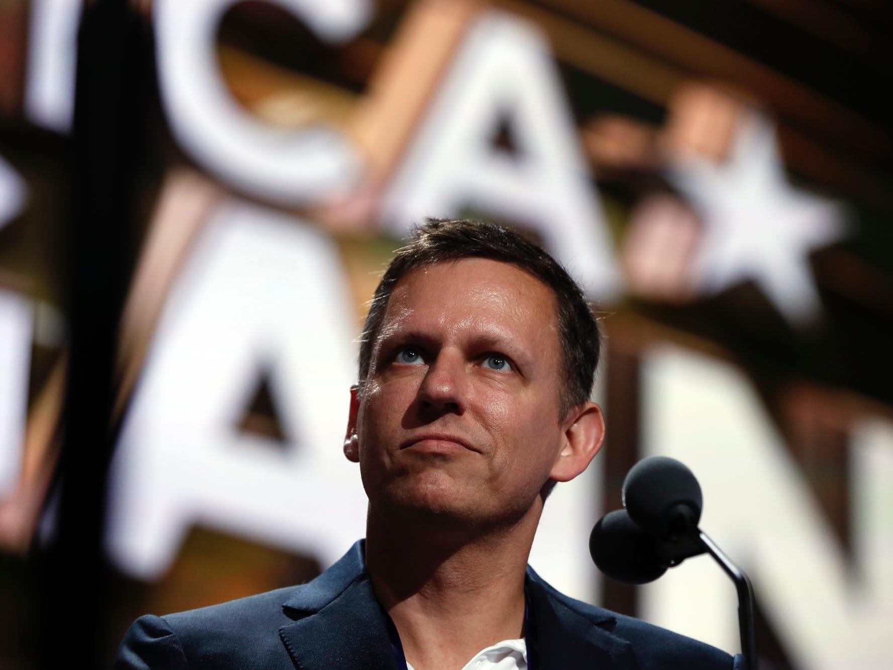 Facebook board member Peter Thiel reportedly had dinner with a key ...