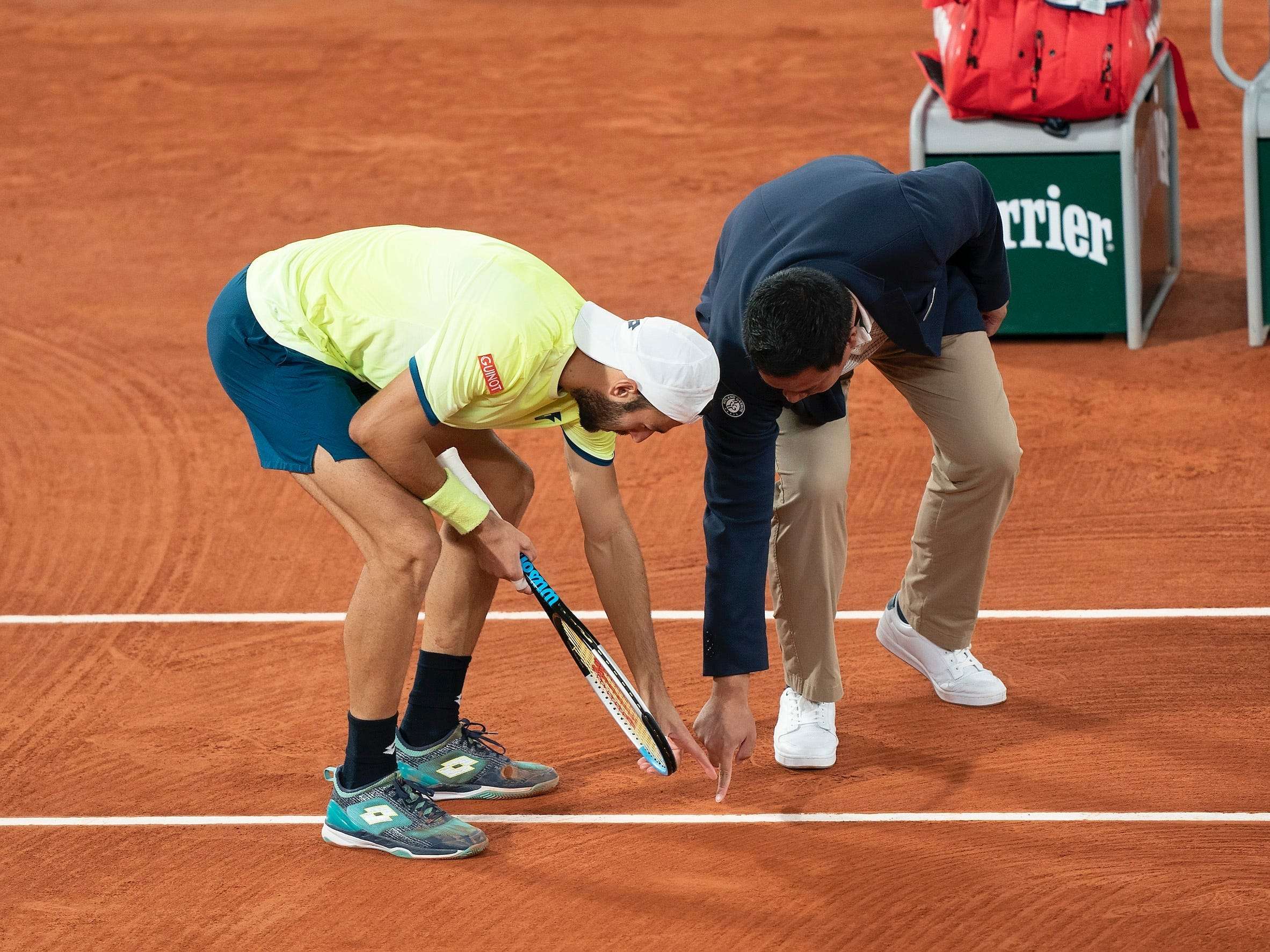 Tennis umpires are making match-defining calls by tracking marks in the ...