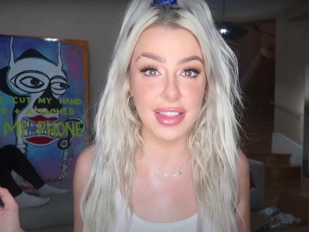Tana Mongeau says her promise to send free nudes to Biden voters was sarcas...