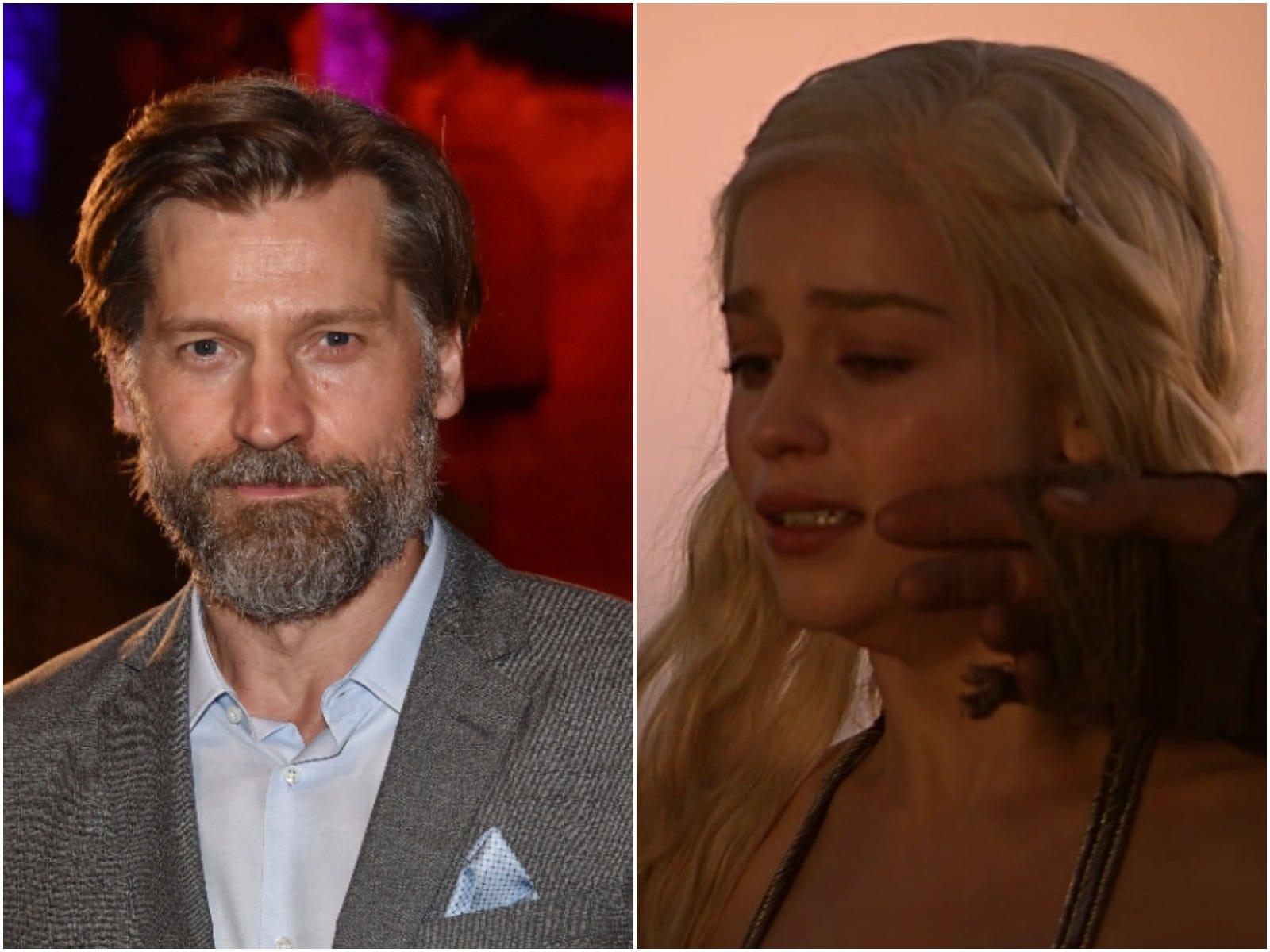 Nikolaj Coster Waldau Says Emilia Clarke S Sex Scene In Game Of Thrones Season One Was