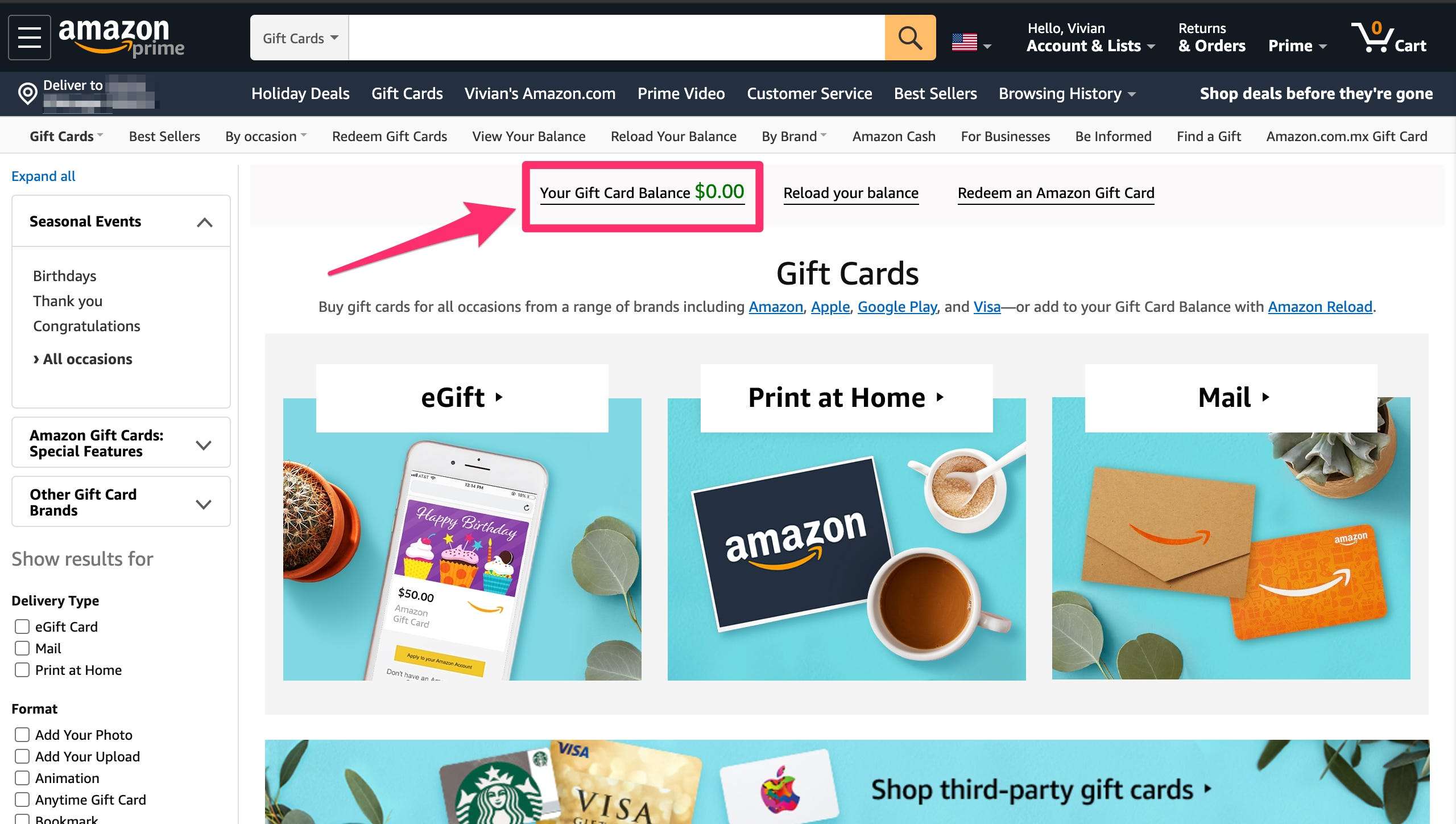 Cart amazon how to someone send your How to