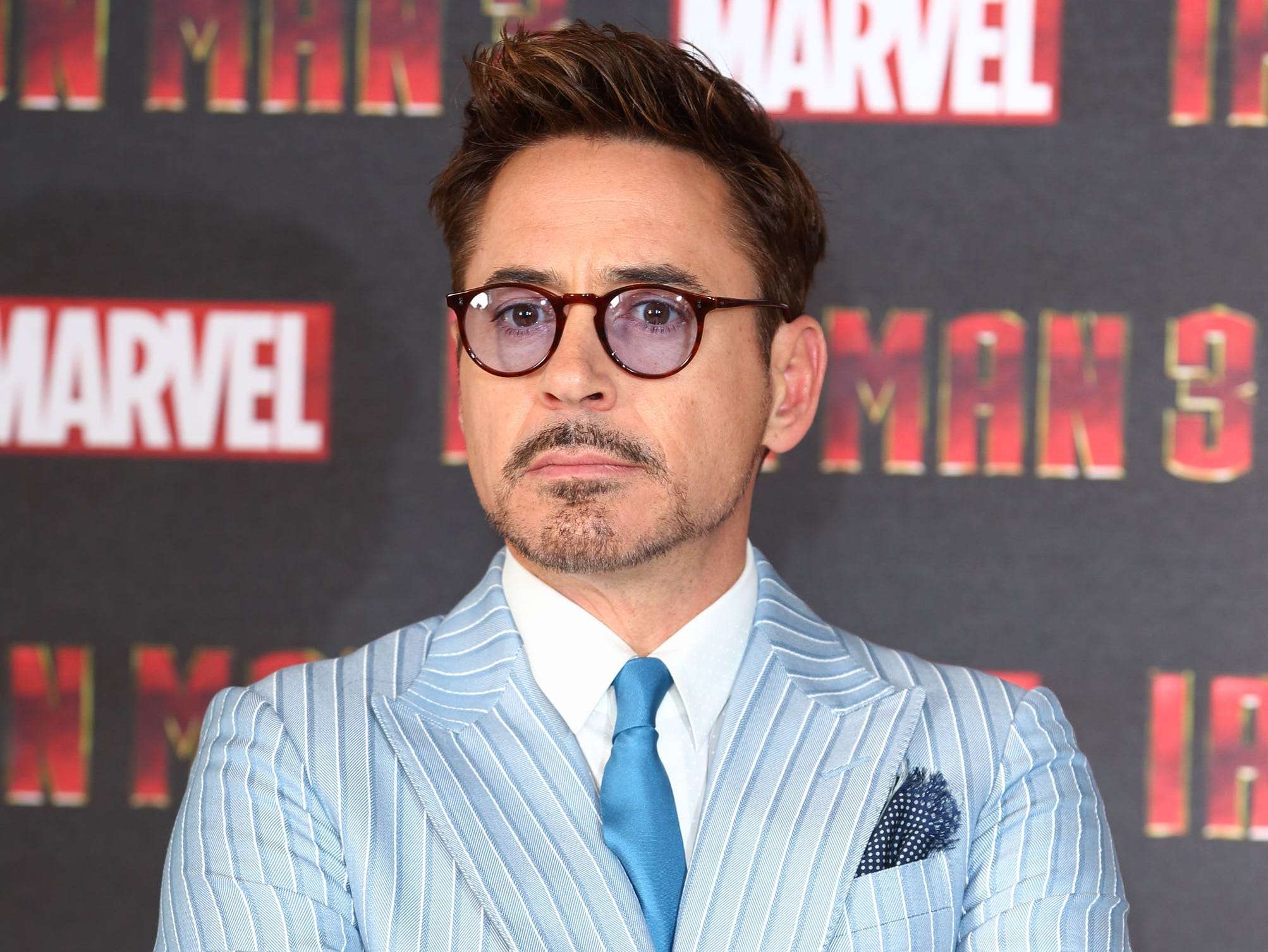 Robert Downey Jr. said that the cast members are good friends.Getty/Mike. 