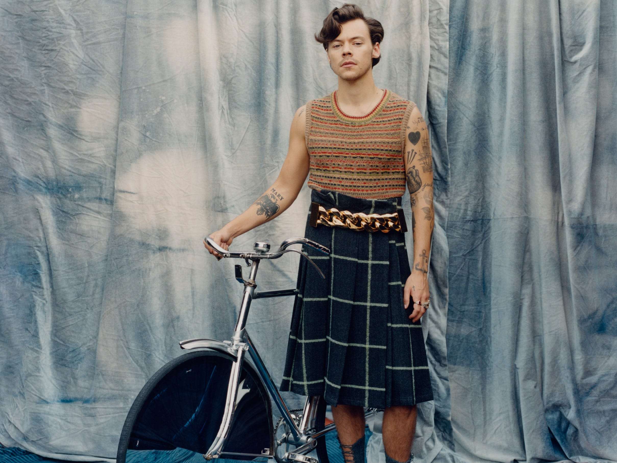  Harry  Styles  opens up about his fluid sense  of style  and 