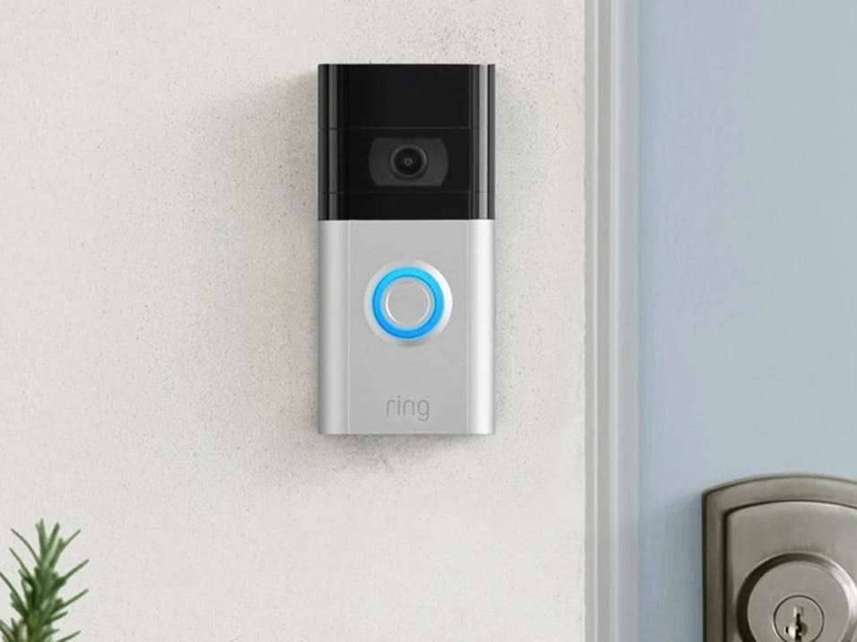 How much is the monthly charge for the ring doorbell?