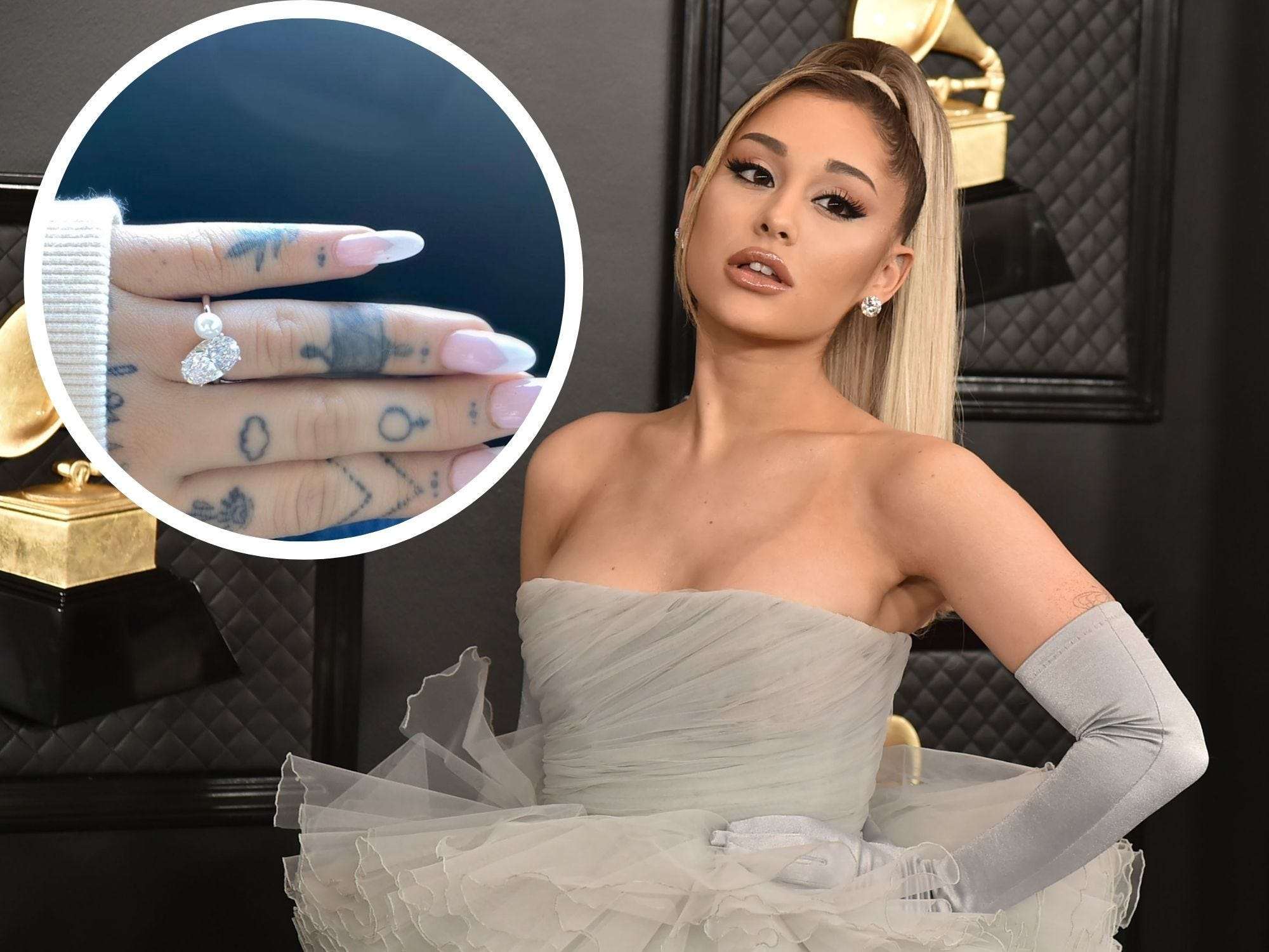 Fans Believe Ariana Grande's Engagement Ring Is a Tribute to Her Late  Grandfather
