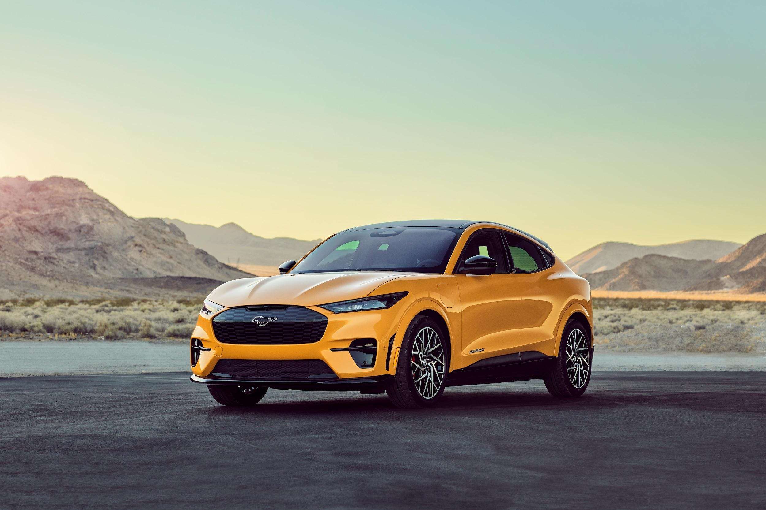 The Ford Mustang Mach-E was named SUV of the year in the ...
