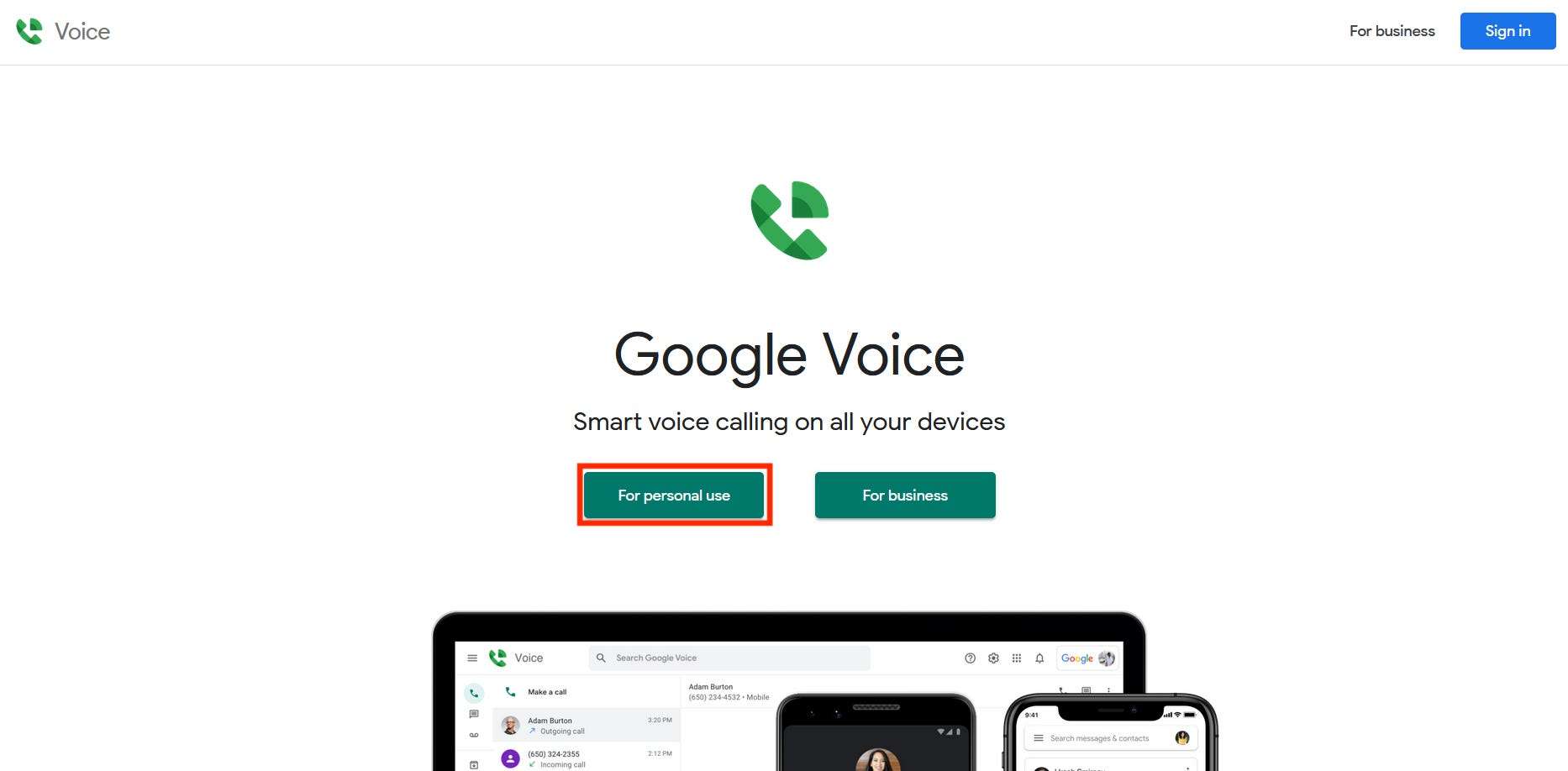 How to send text from a web browser using Google Voice or an email service