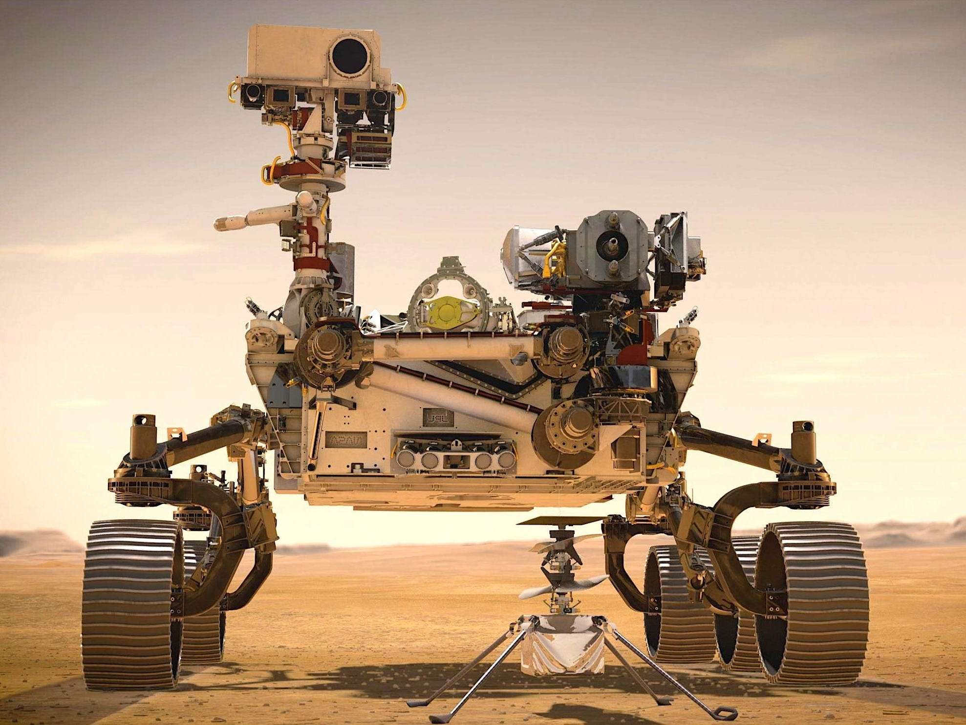 Stunning photos from NASA's new Mars rover reveal 200foot cliffs