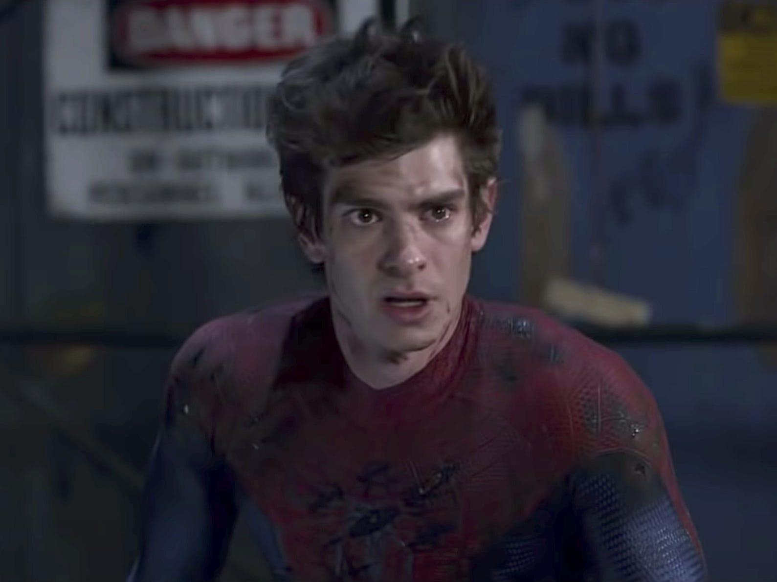 Andrew Garfield in "The Amazing Spider-Man 2. Columbia Pictures. 