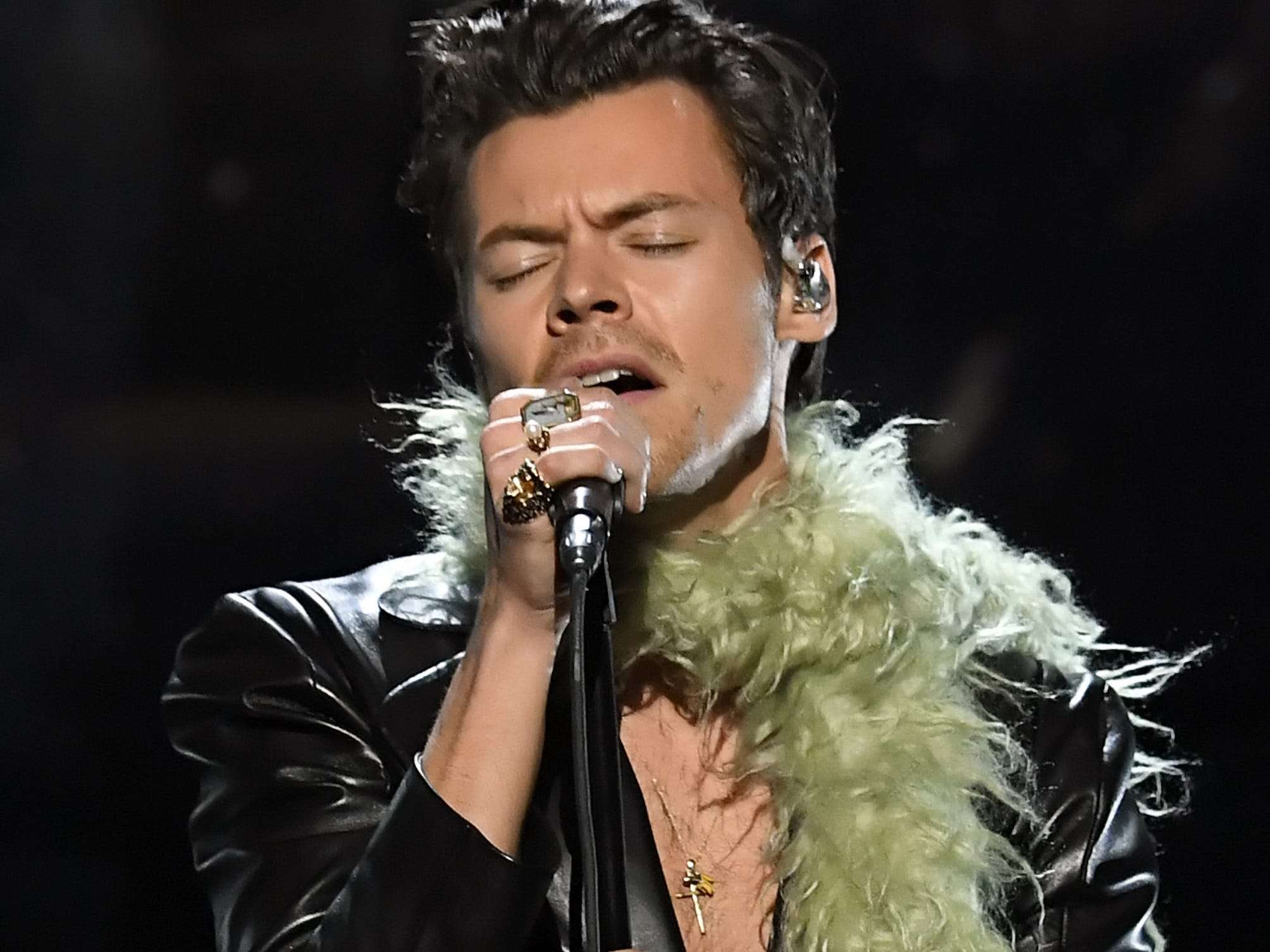 Watch Harry Styles open the Grammys with a performance of his hit song