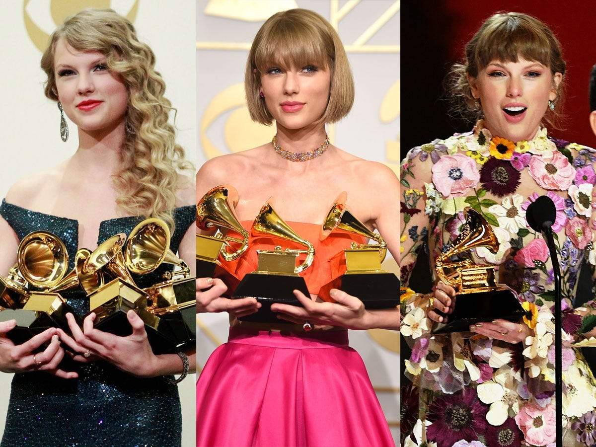 Taylor Swift the 1st woman in Grammys history to win album of
