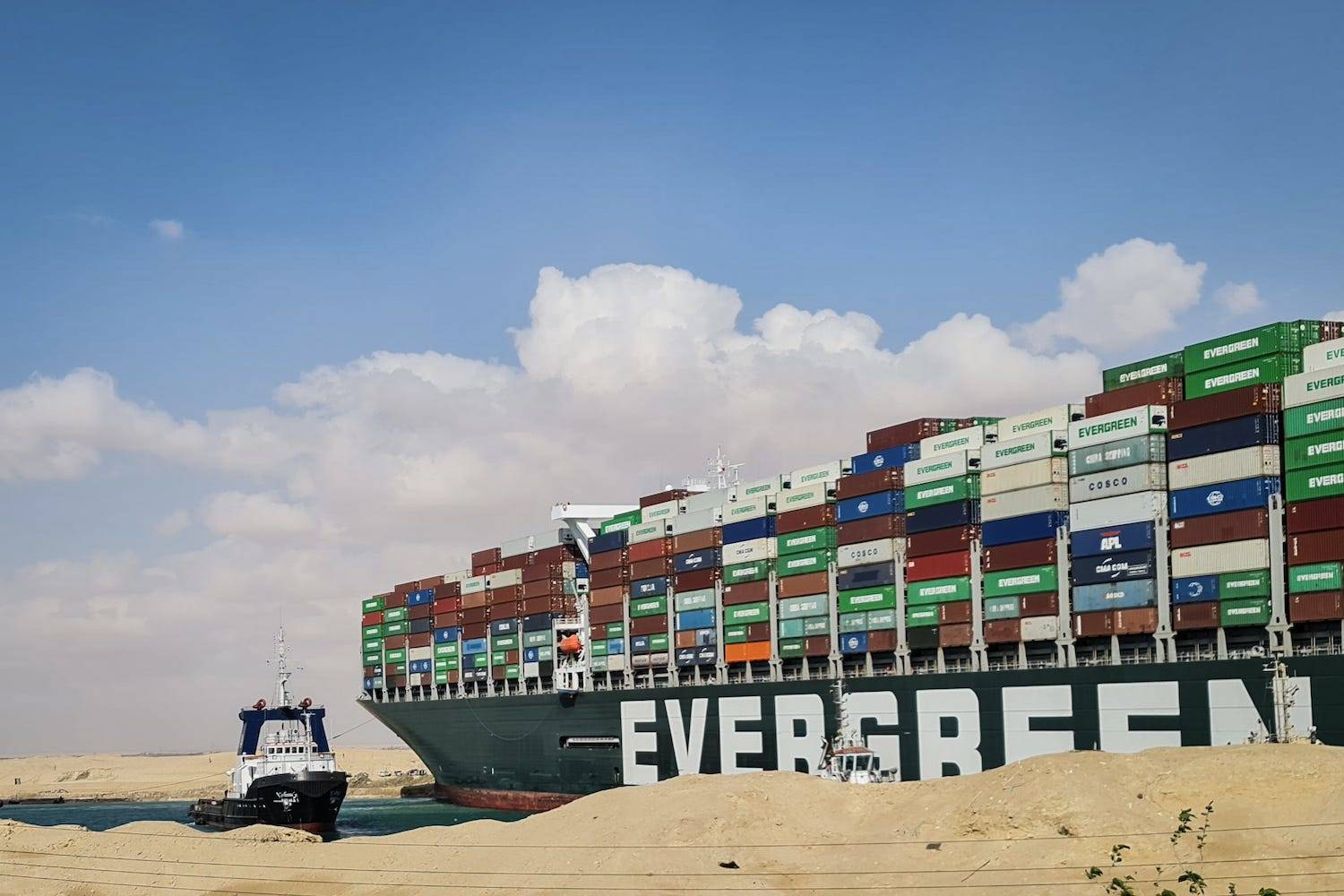 The Suez Canal blockage may affect the global supply chain ...