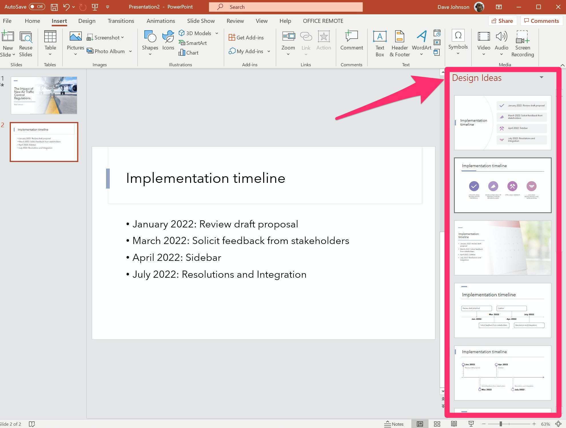 How to use PowerPoint Designer to create professionally designed slideshow presentations