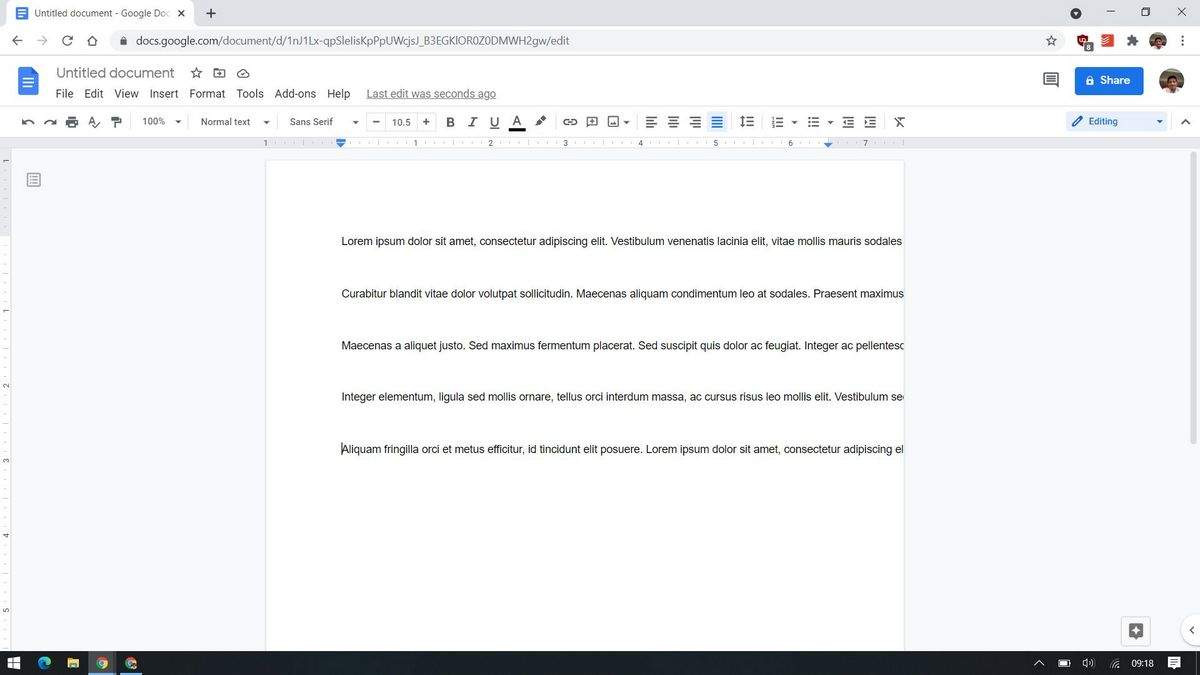 Why is the formatting off in Google Docs?