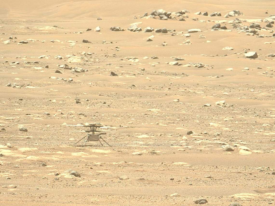 NASA's Ingenuity helicopter just failed to lift off from the Martian ...