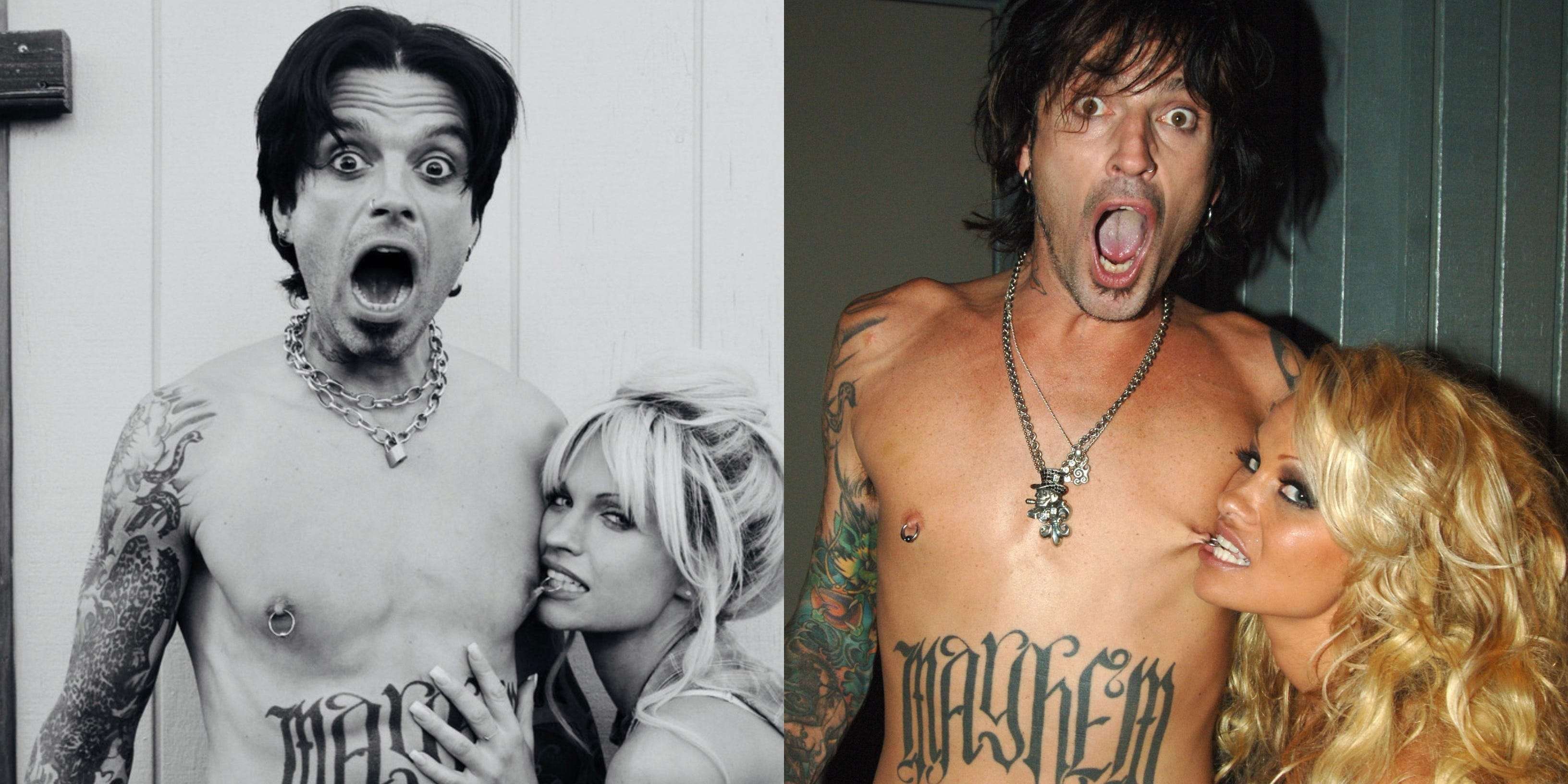 Sebastian Stan and Lily James are unrecognizable in their first photos as Tommy  Lee and Pamela Anderson for Hulu | Business Insider India