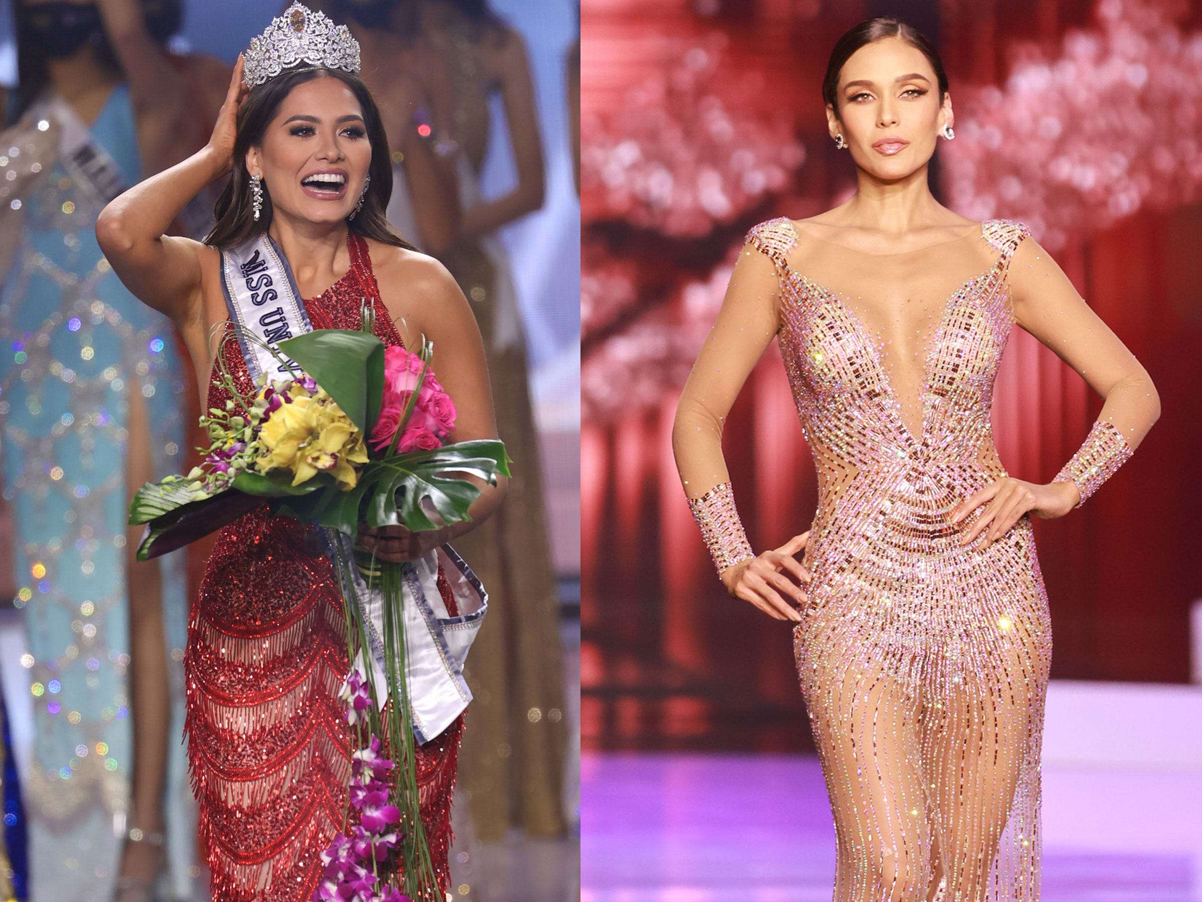 Newly Crowned Miss Universe Andrea Meza Helped Miss Peru Get Into Her Evening Gown In The Middle Of The Competition Business Insider India