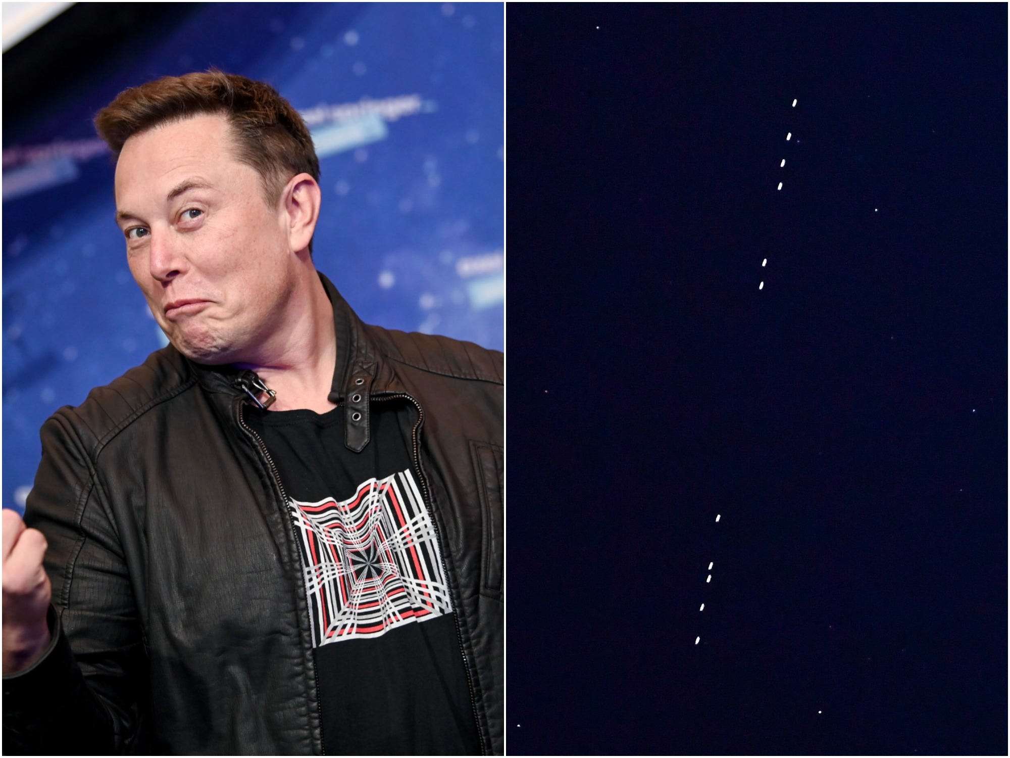 More people across the world are reporting sightings of SpaceX's Starlink satellites, which tend to resemble a chain of fairy lights zooming across th