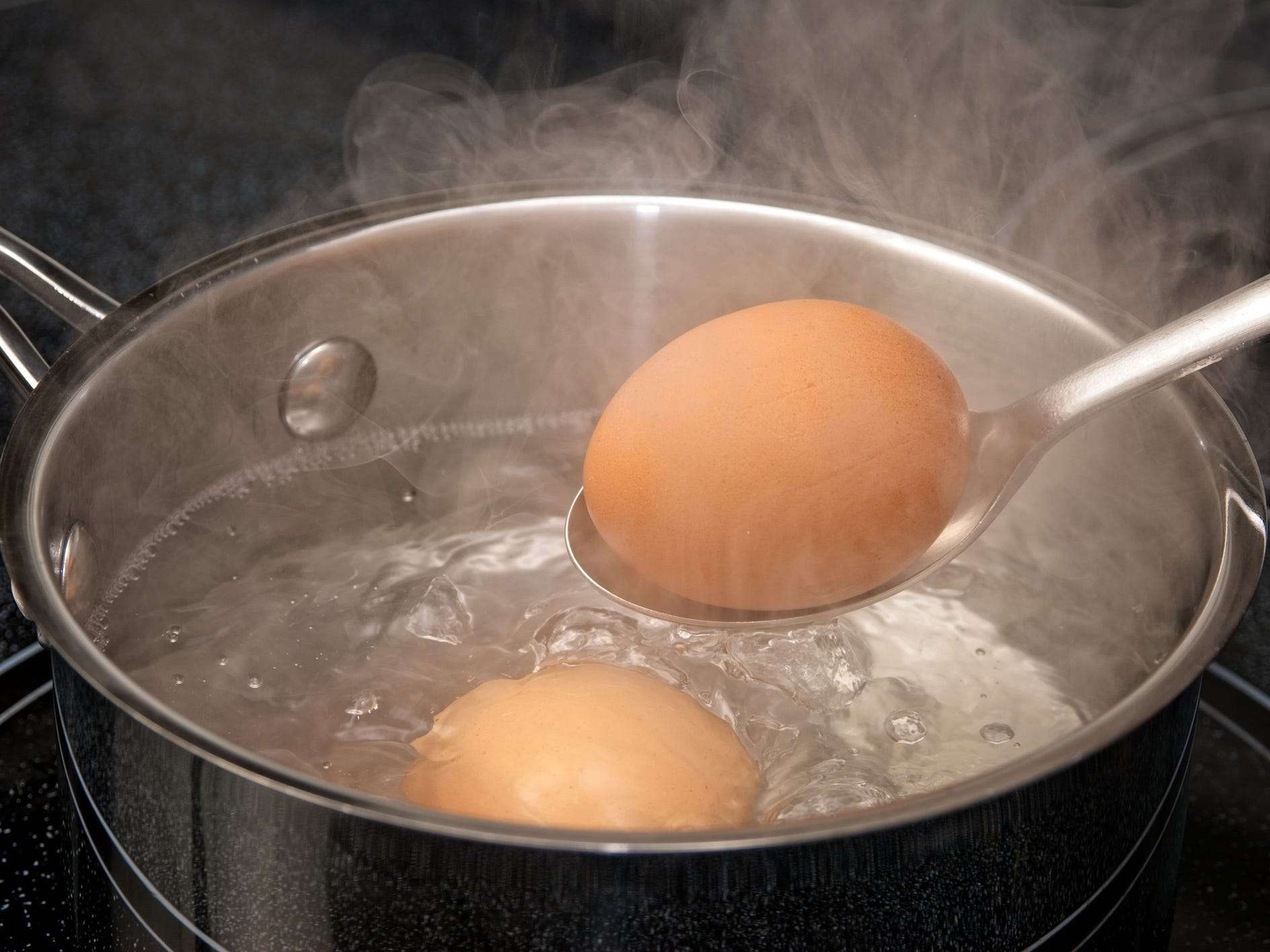 Steam boiling eggs фото 24