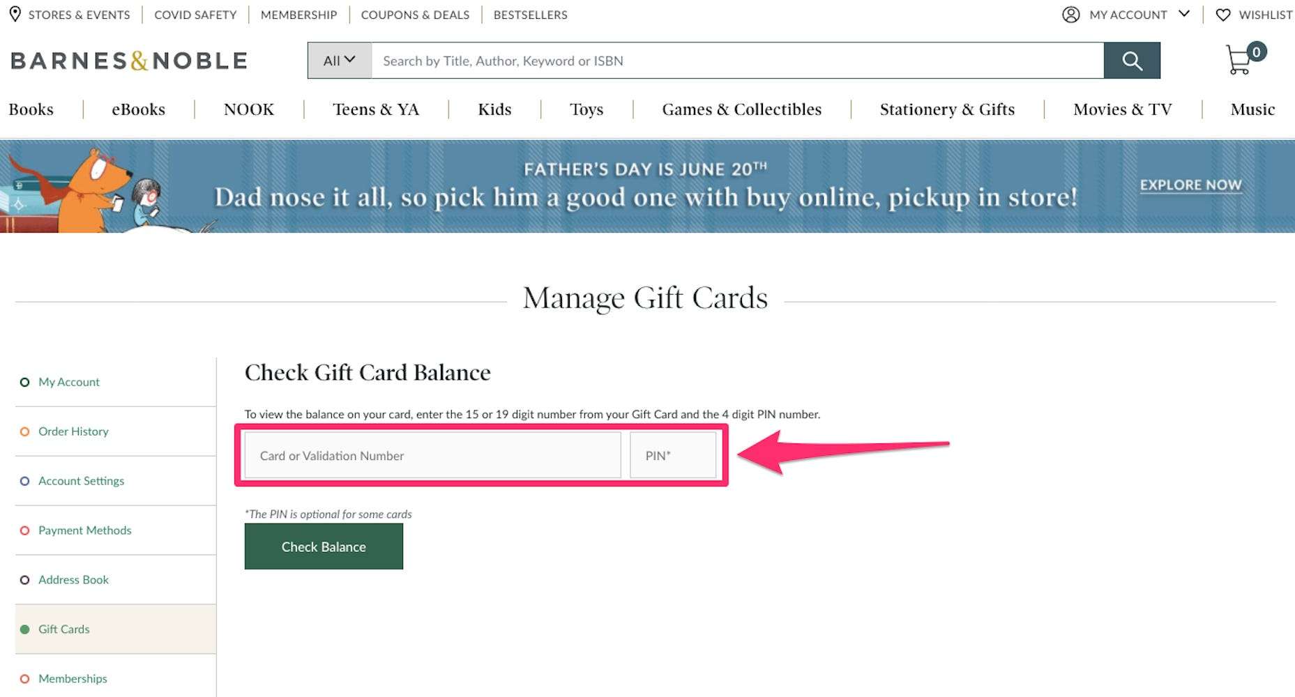 How to check a Barnes & Noble gift card balance in 3 ways