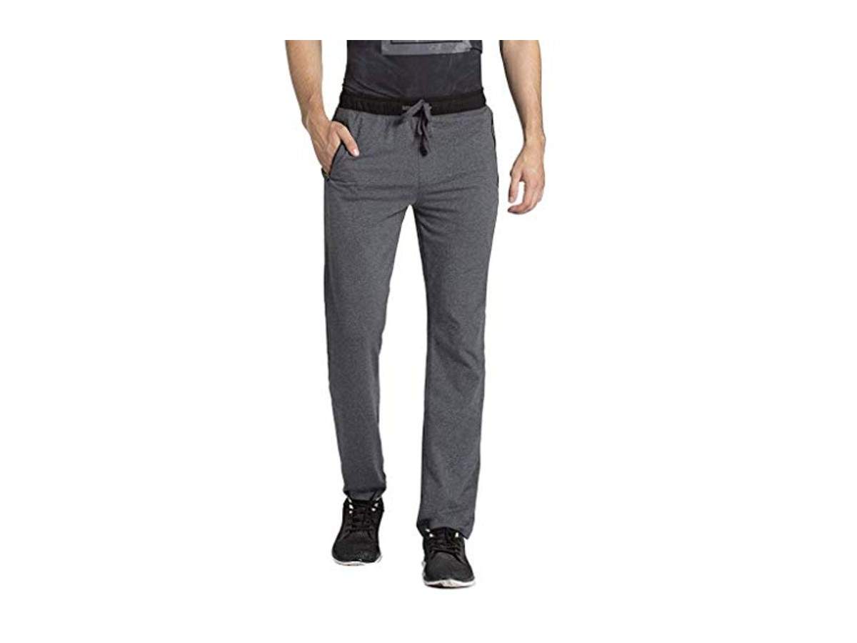 Buy Jockey USA Originals Men Charcoal Grey Slim Fit Solid Joggers - Track  Pants for Men 9107663 | Myntra