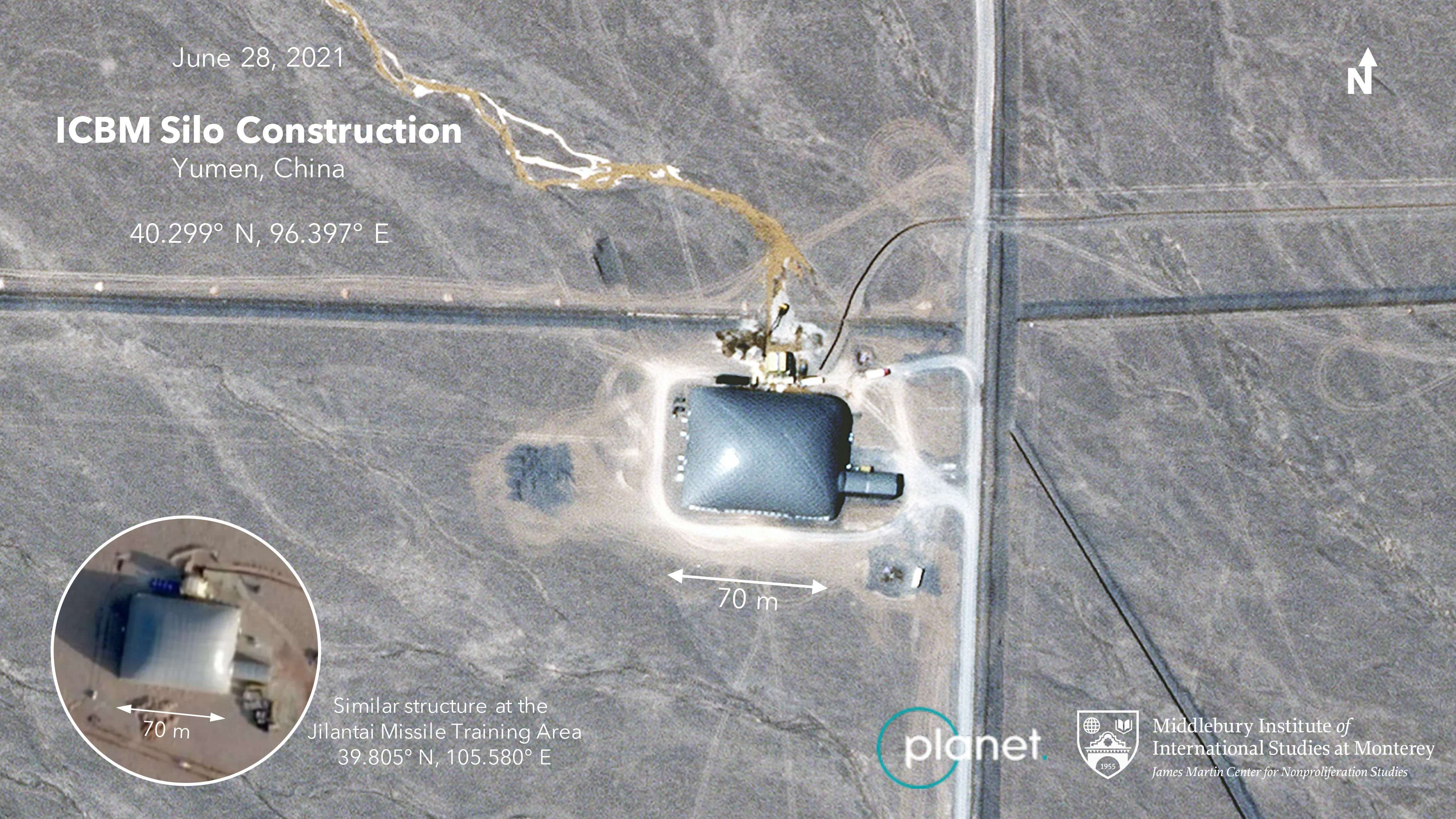 Satellite images show China building what appears to be over 100 new silos for its nuclear missiles, analysts say