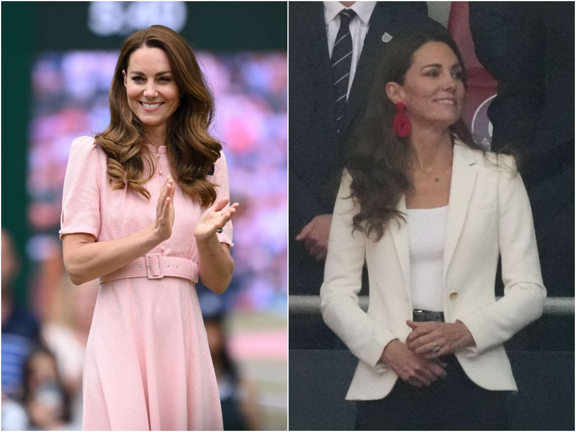 Kate Middleton Changed From A 963 Dress To A Zara Blazer And Jewelry With A Potential Patriotic Message For A Day Of Sports Events Business Insider India