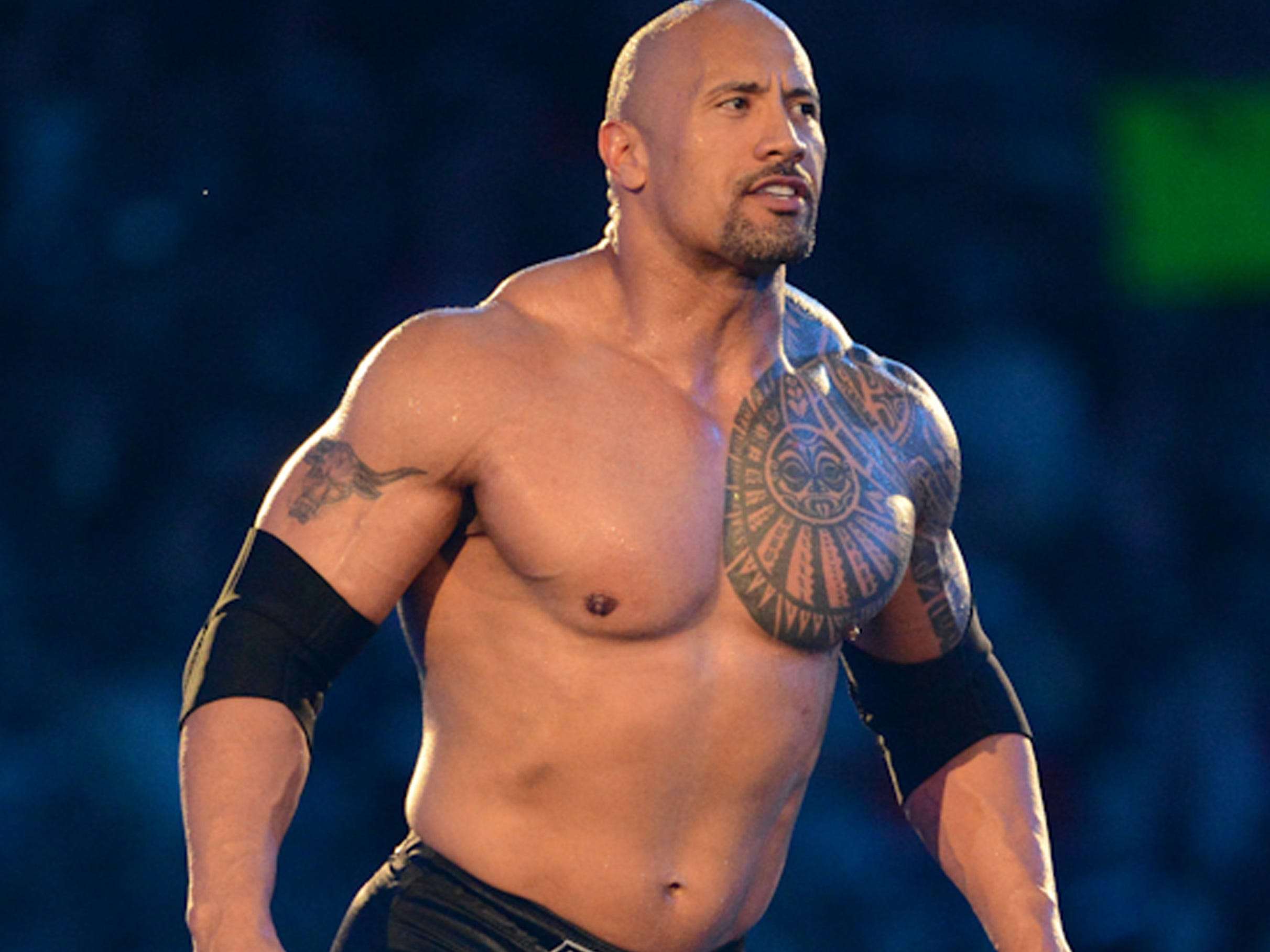 Is 'The Rock' as obese as a couch potato? Celebrity proof as to