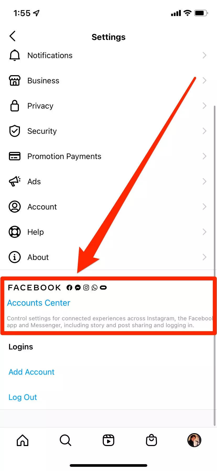 How to Link Your Facebook Account to Instagram