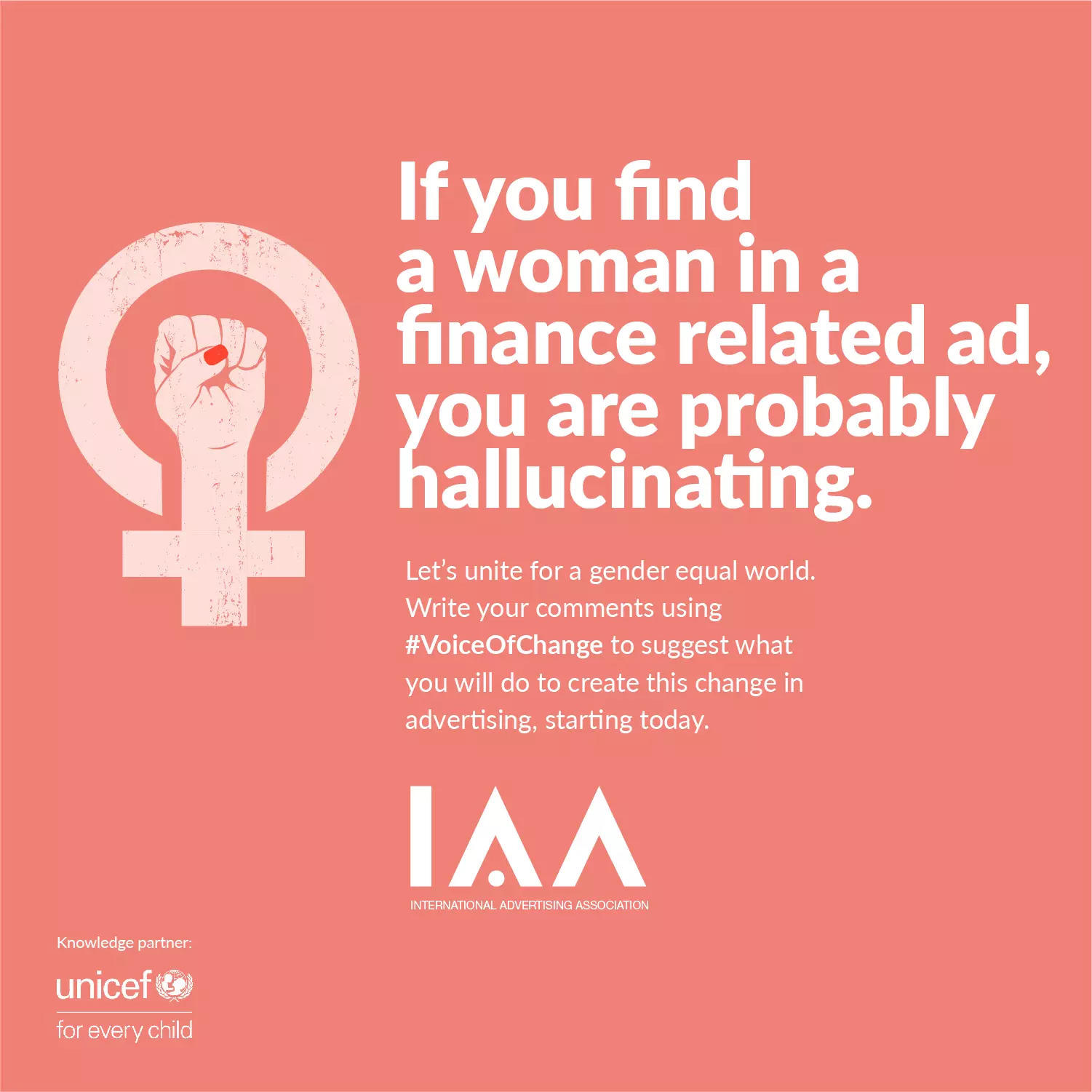 L'IAA lance une nouvelle campagne pour inciter l'industrie du marcom à être plus consciente et sensible aux questions liées au genre dans toutes ses communications